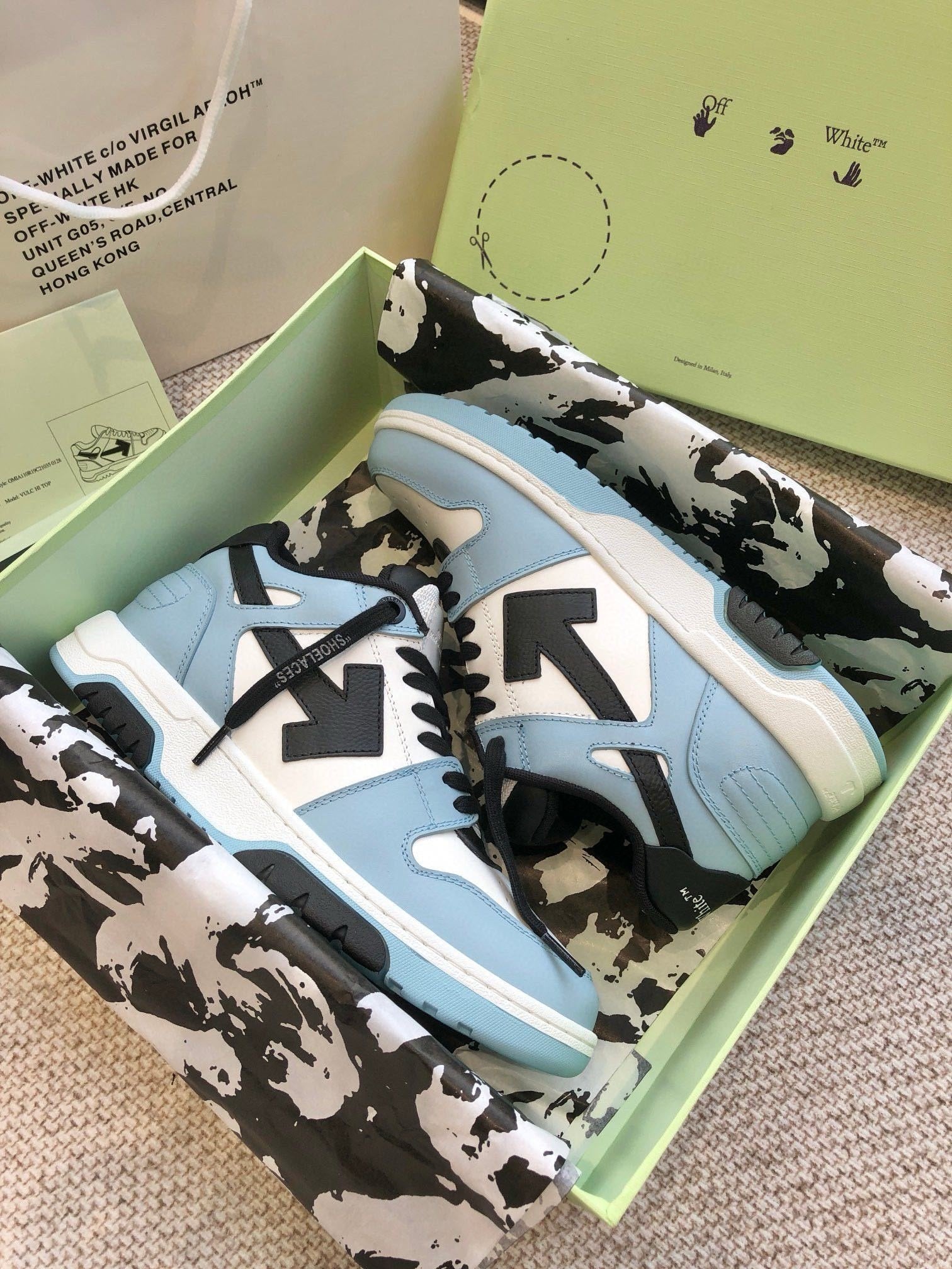 Off-White Out Of Office Low Top Blue/Black White