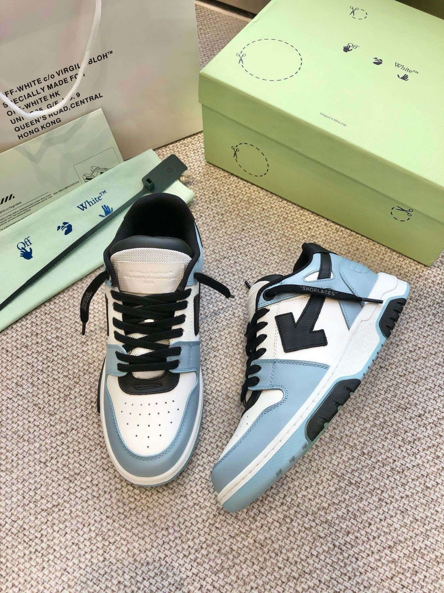 Off-White Out Of Office Low Top Blue/Black White
