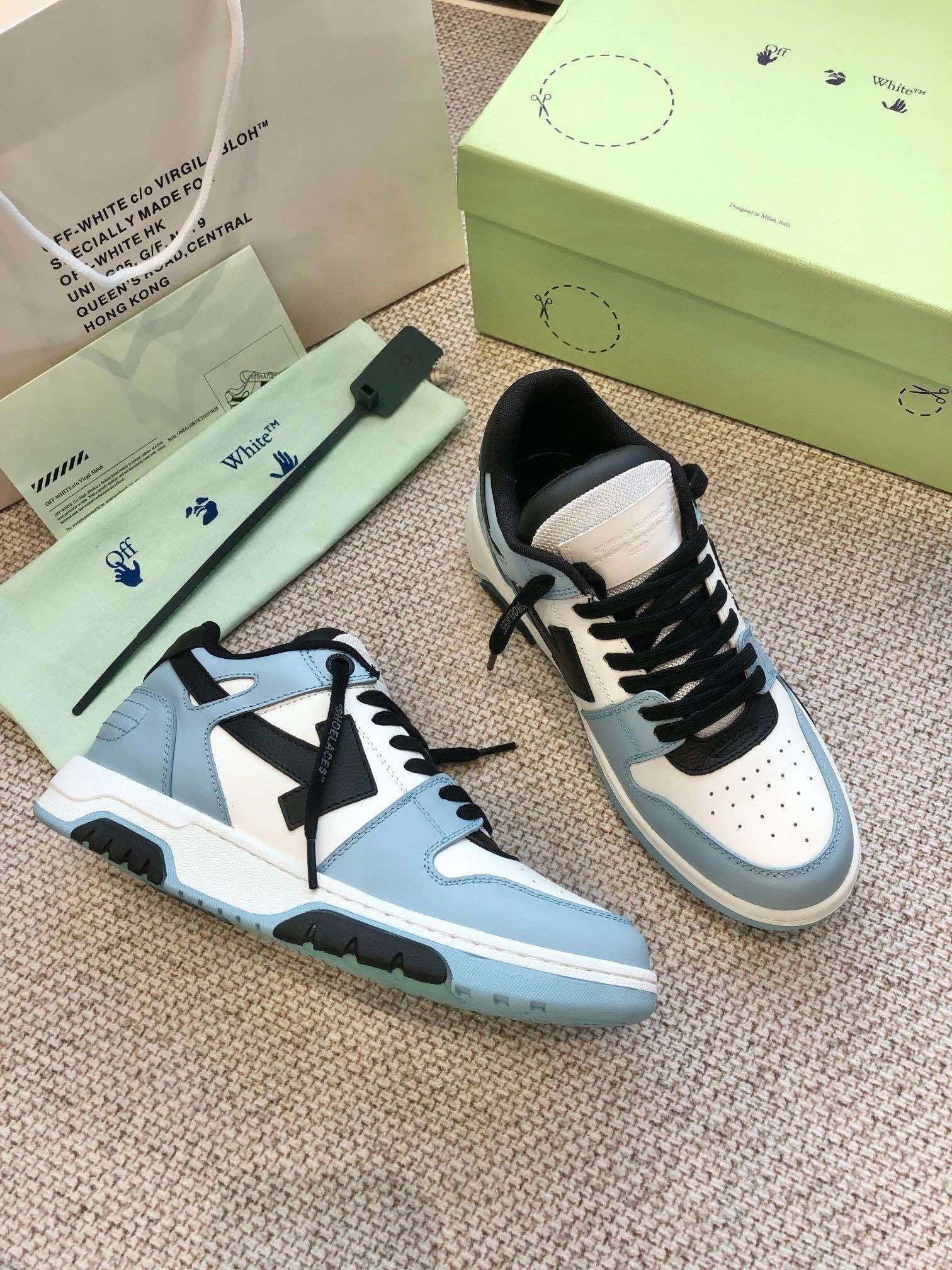 Off-White Out Of Office Low Top Blue/Black White
