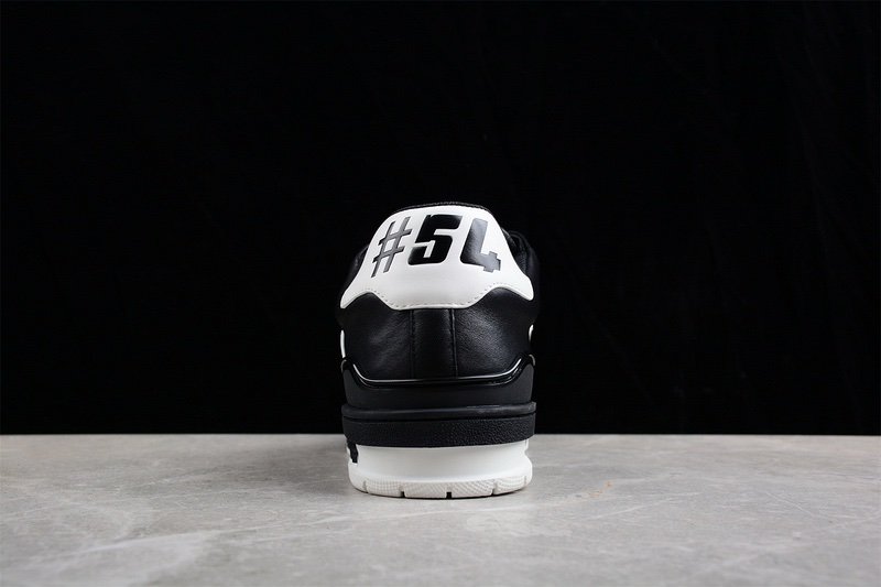 Louis Vuitton Trainer Black Grey White
