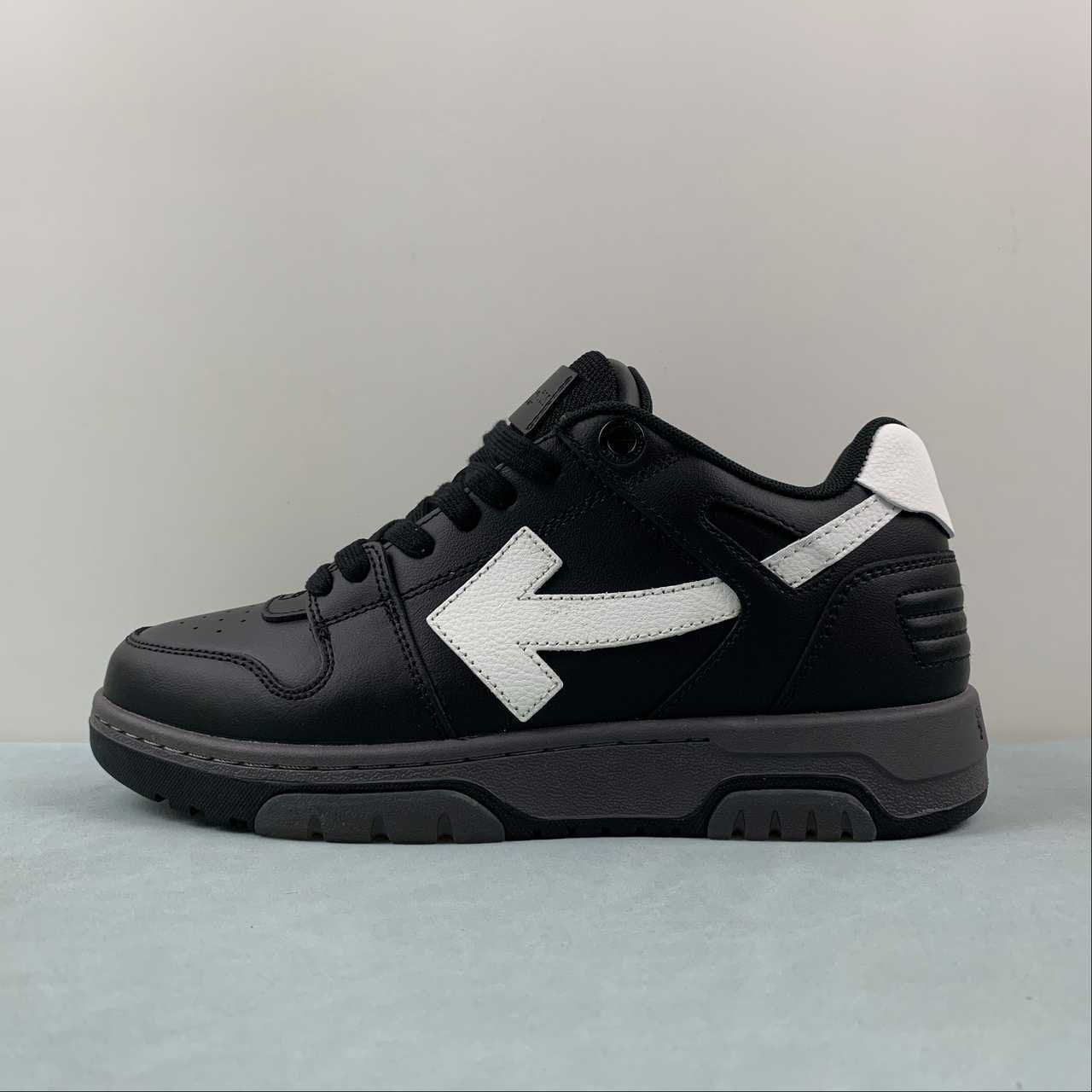 Off-White Out Of Office Low Top Black On Black White