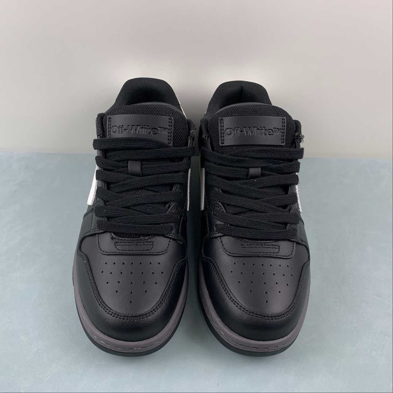 Off-White Out Of Office Low Top Black On Black White