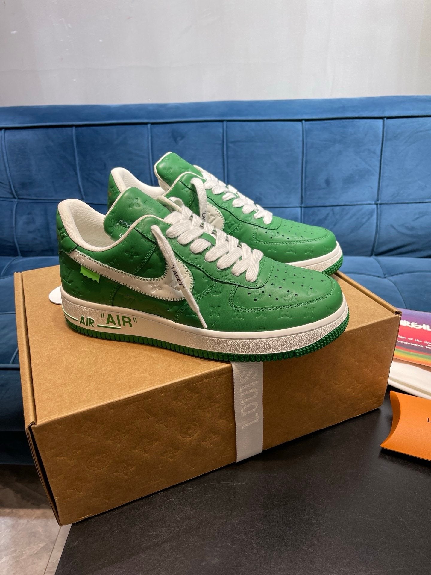 Nike X Louis Vuitton X Air Force 1 Green