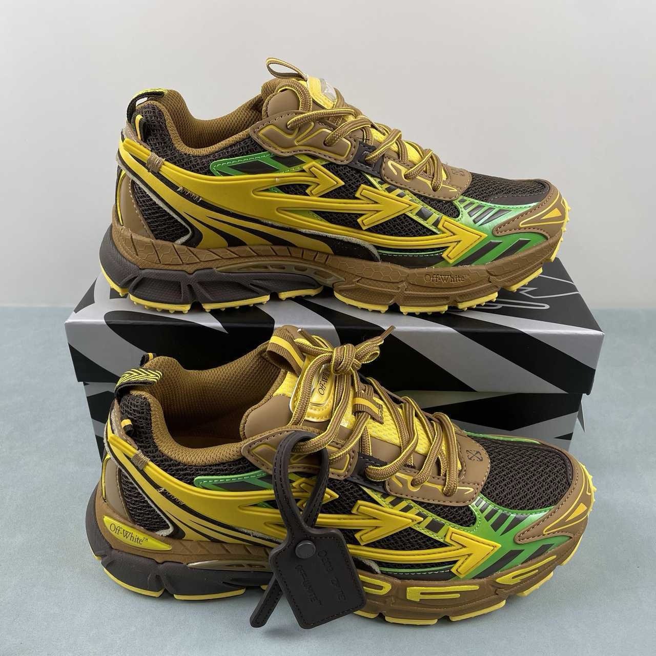 Off-White Be Right Back Brown Yellow