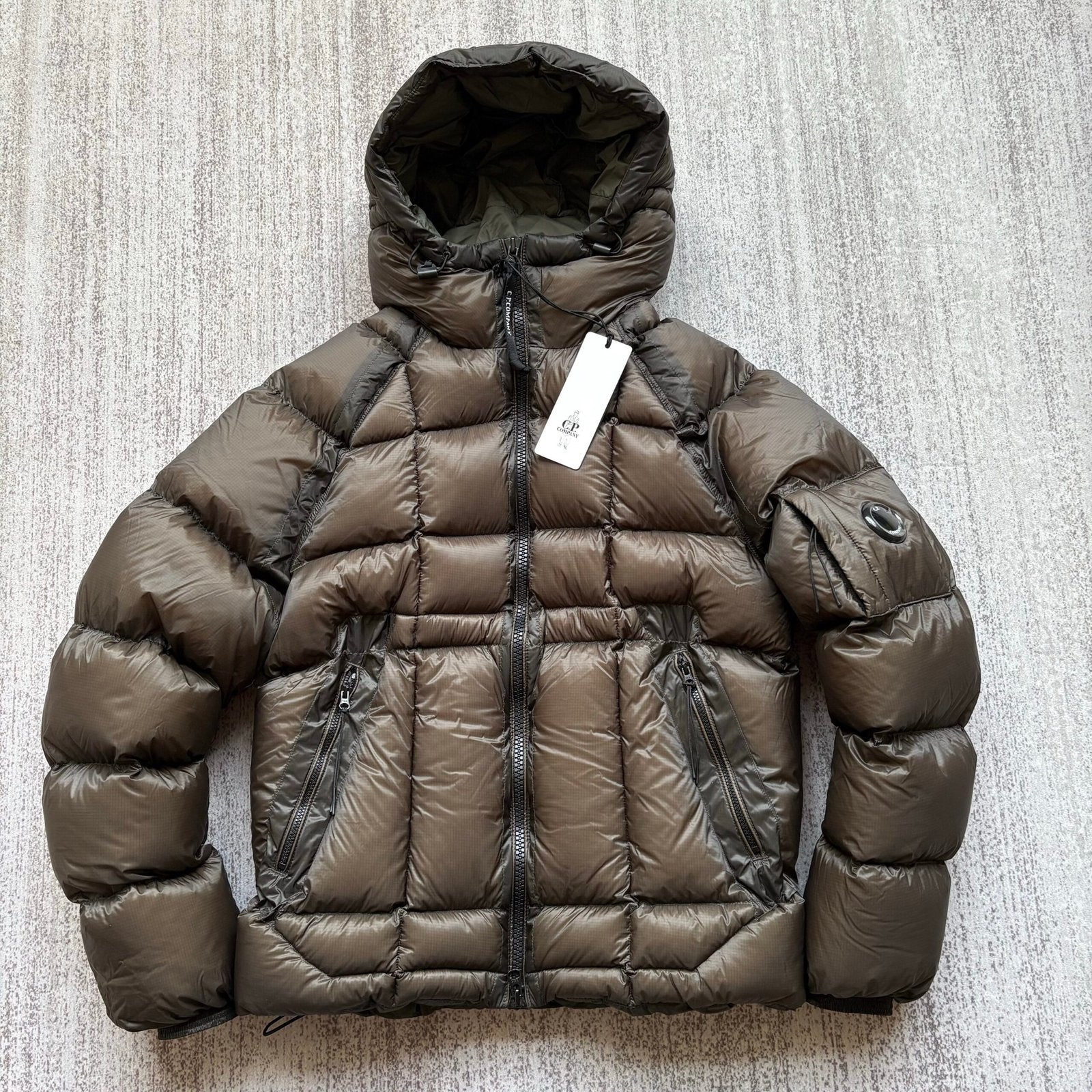 CP Company DD Shell Down Jacket Green