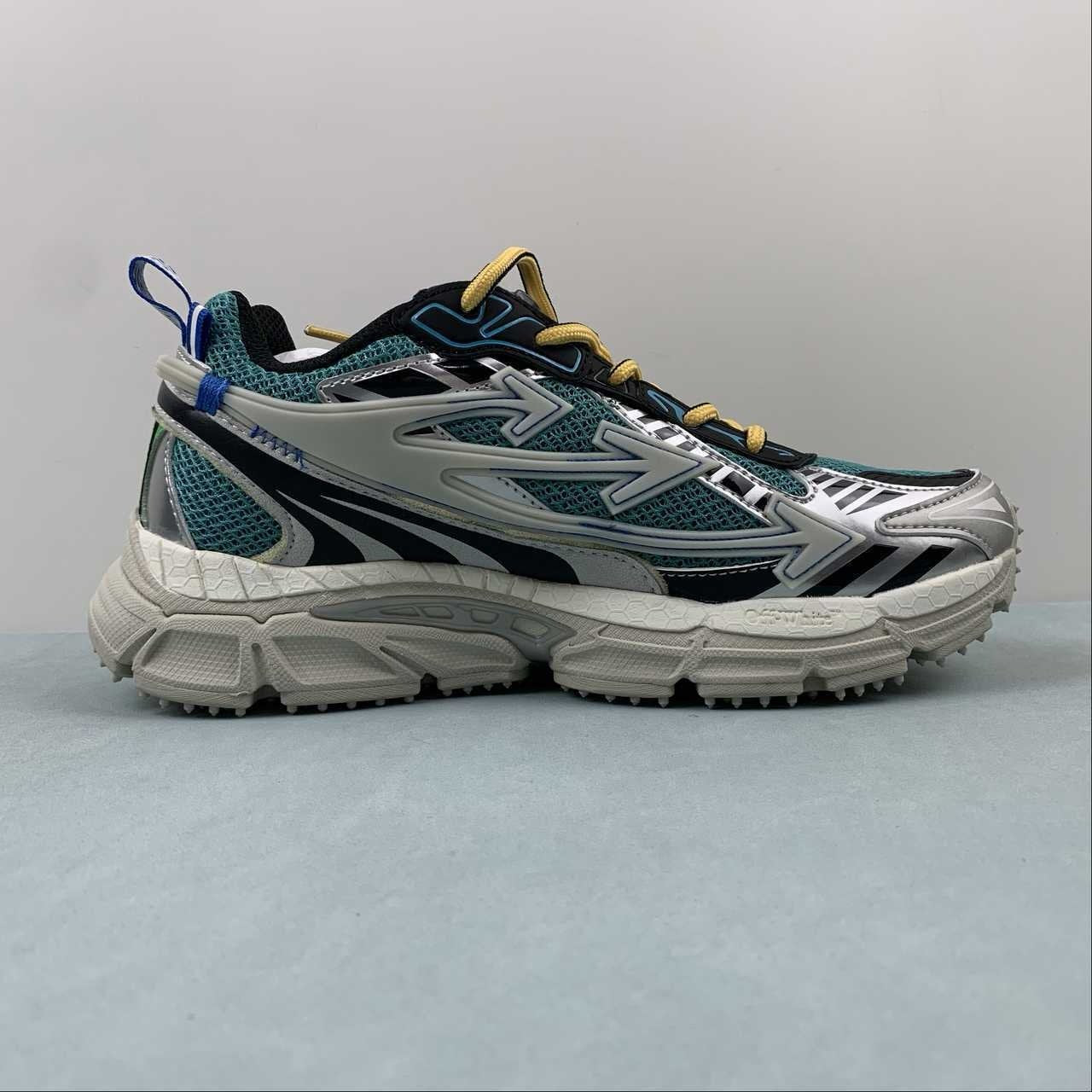 Off-White Be Right Back Blue Green Grey