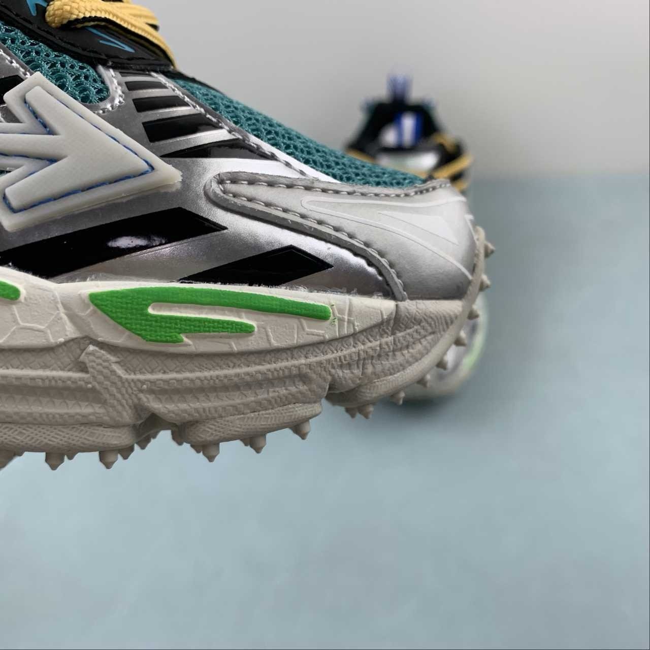 Off-White Be Right Back Blue Green Grey