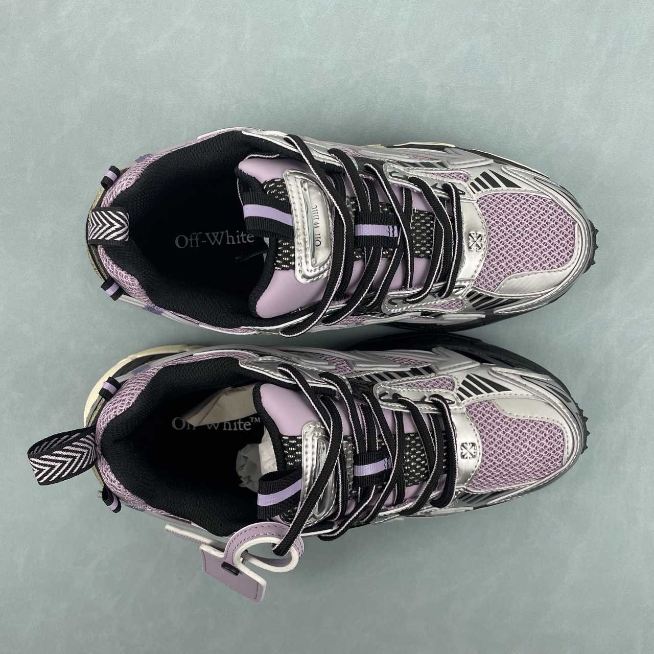 Off-White Be Right Back Purple Grey Black