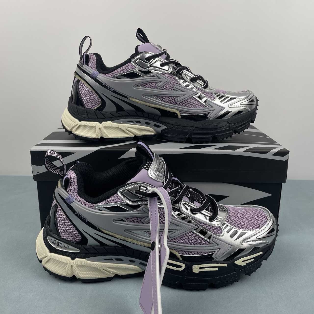 Off-White Be Right Back Purple Grey Black