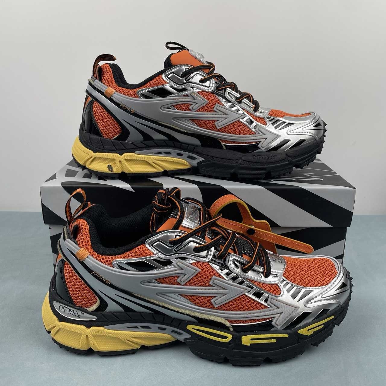 Off-White Be Right Back Orange Grey Yellow
