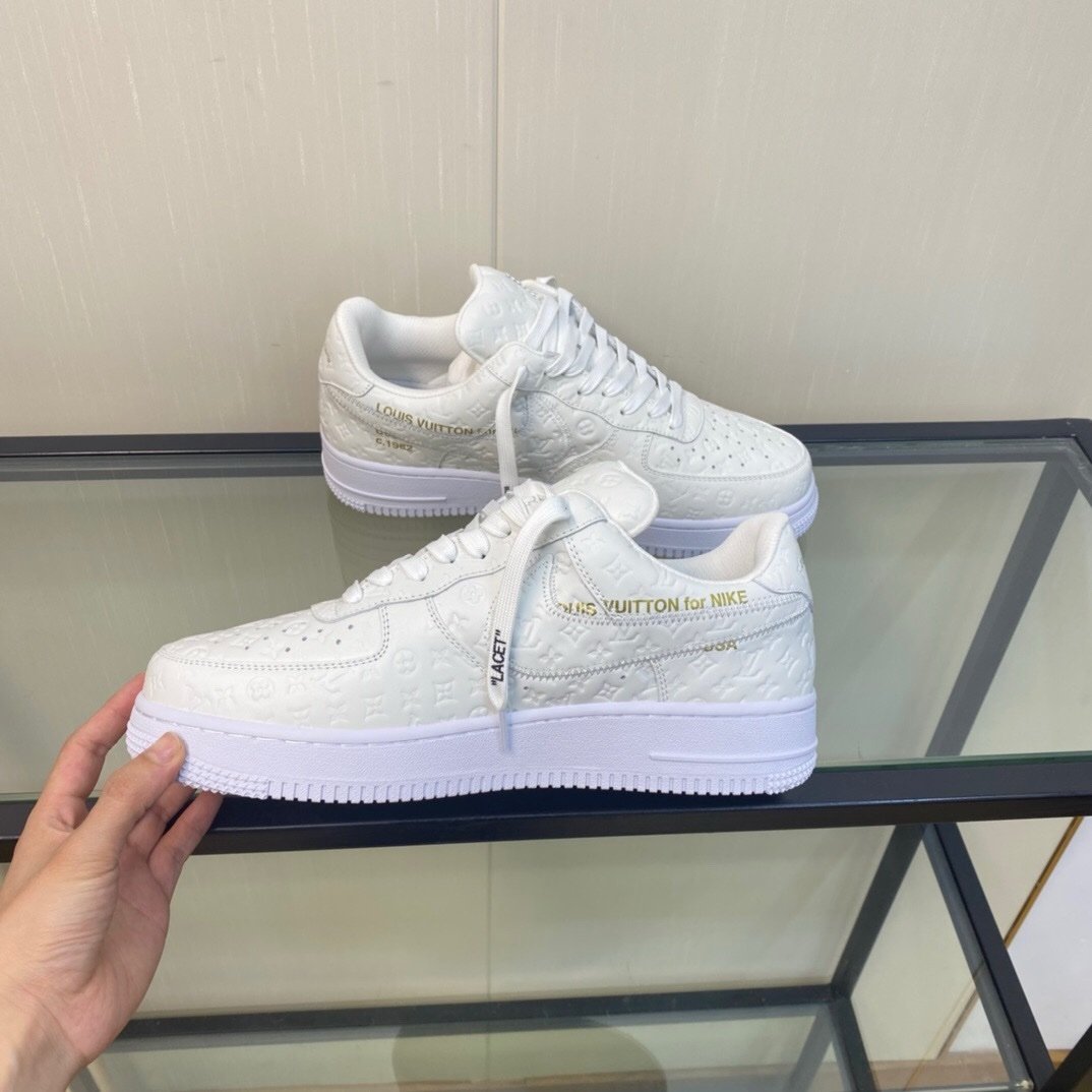 Louis Vuitton X Nike Air Force 1 White