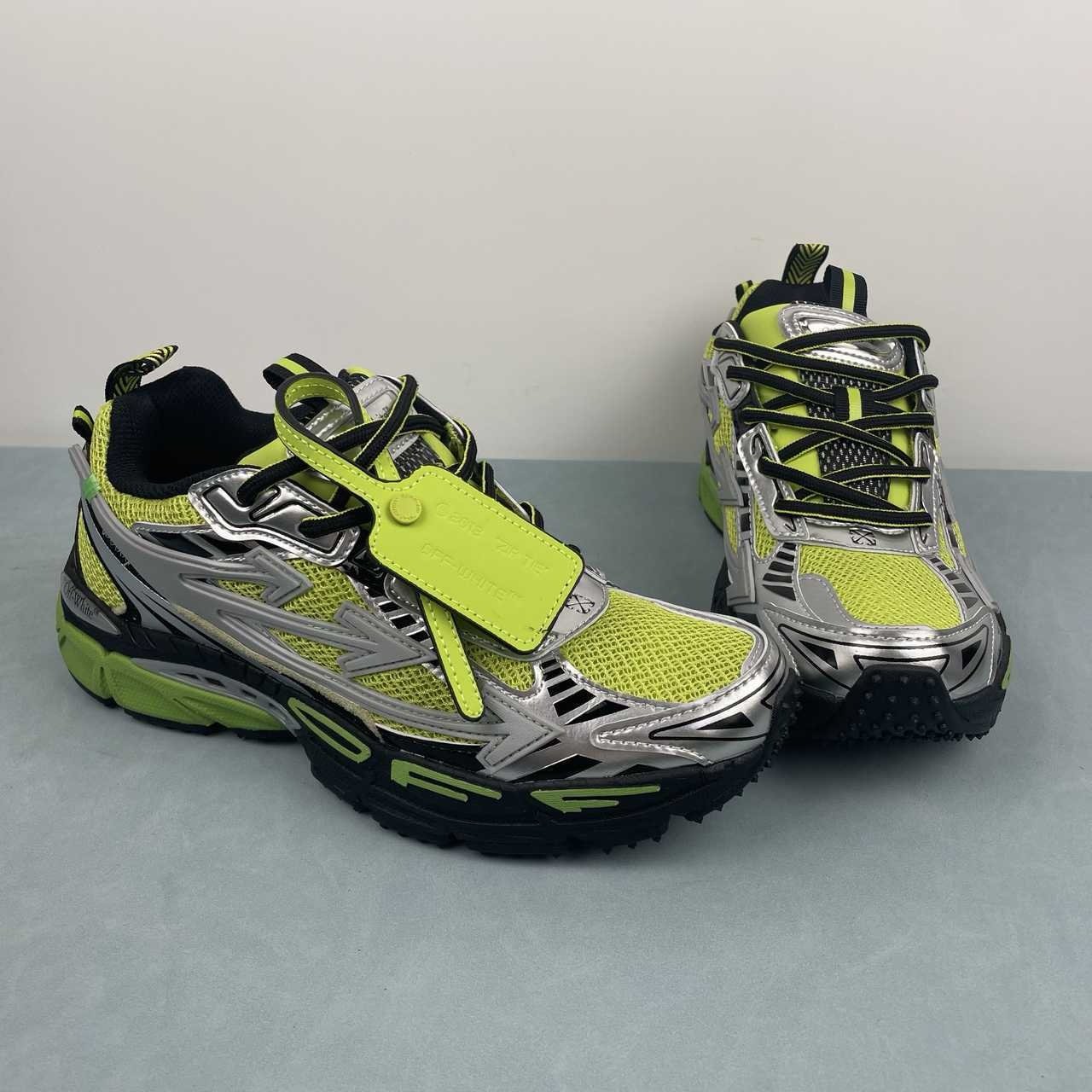 Off-White Be Right Back Neon Green Black