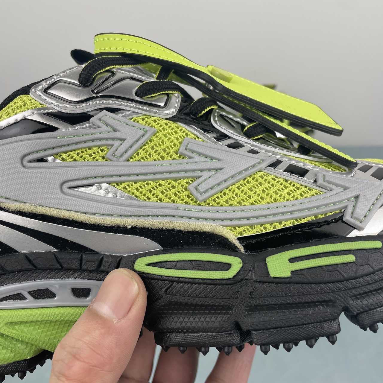 Off-White Be Right Back Neon Green Black