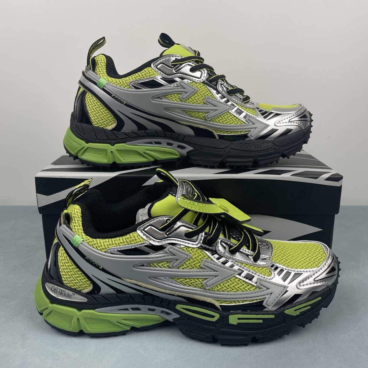 Off-White Be Right Back Neon Green Black