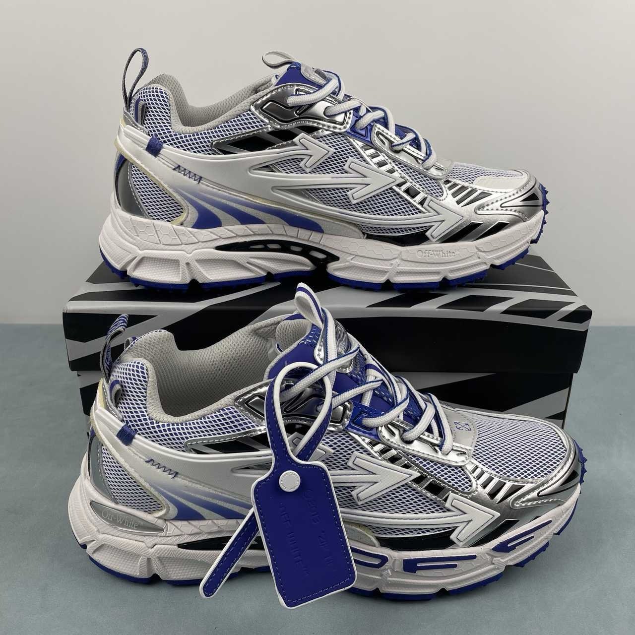 Off-White Be Right Back White Royal Blue