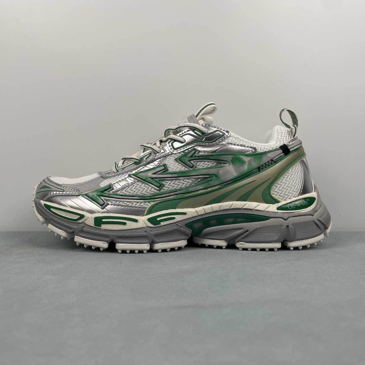Off-White Be Right Back White Silver White Green