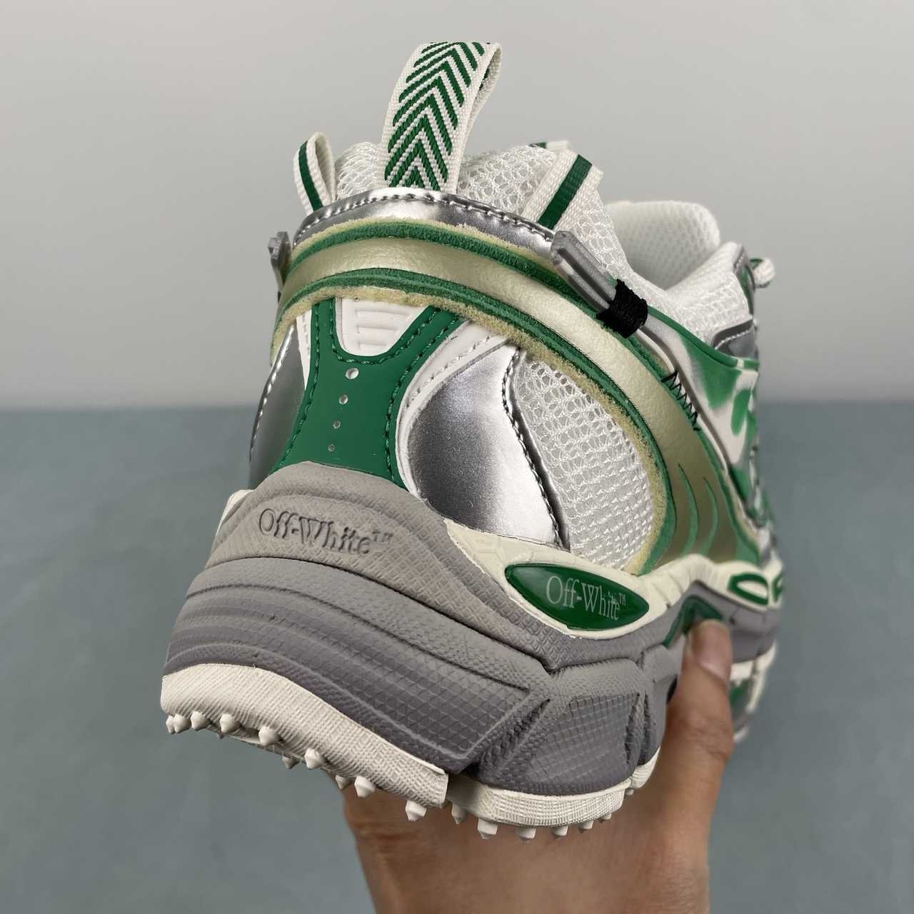 Off-White Be Right Back White Silver White Green