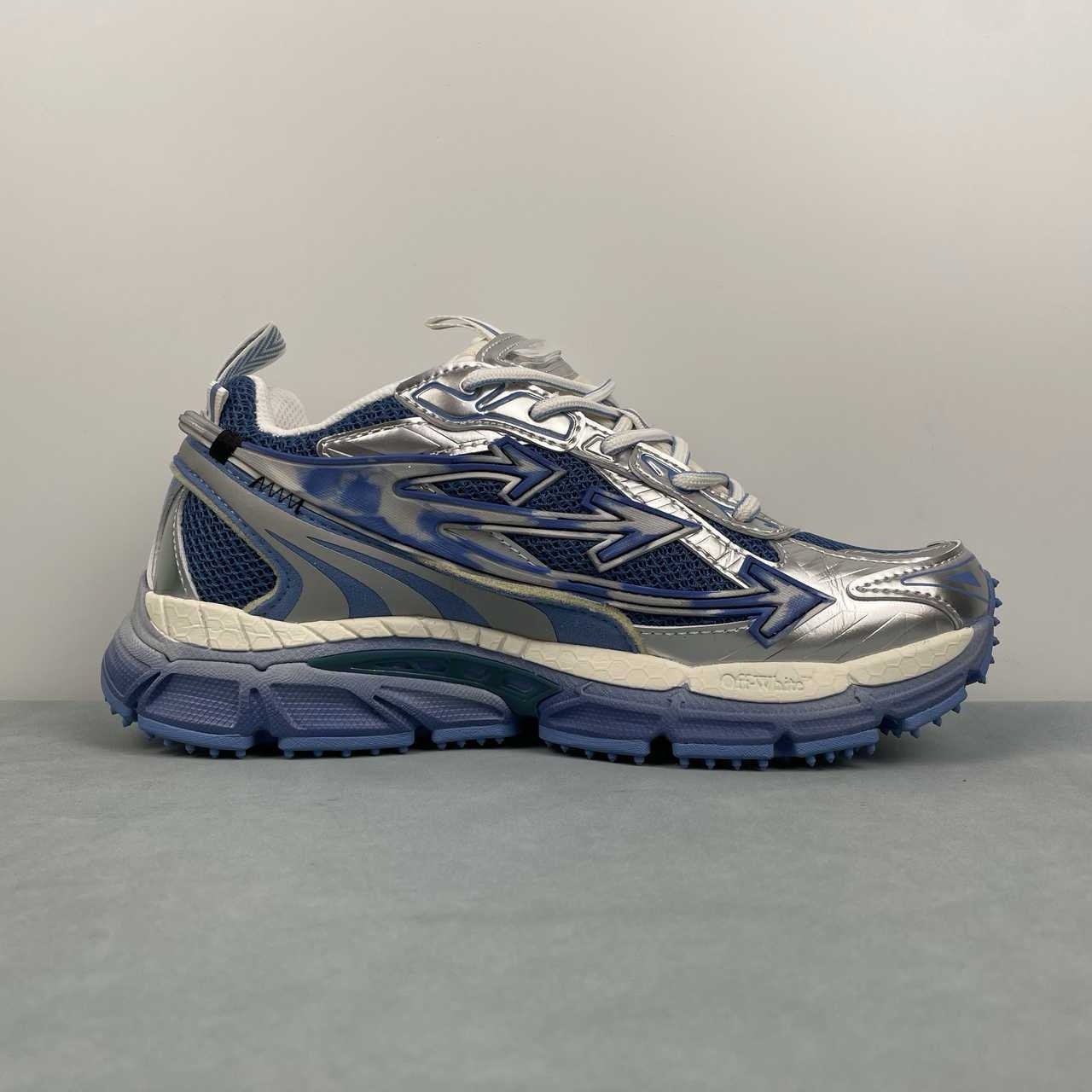 Off-White Be Right Back Silver Blue