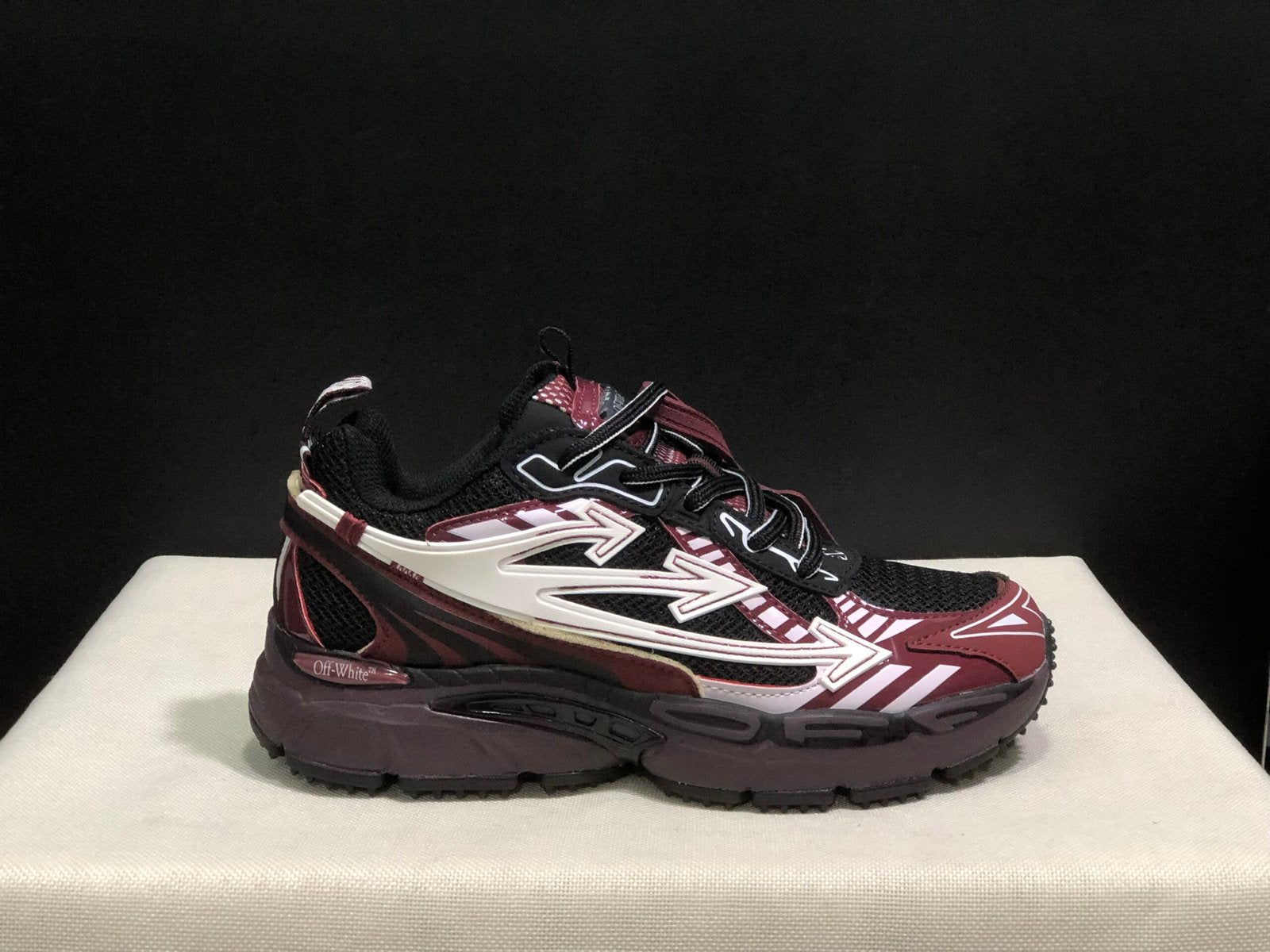Off-White Be Right Back Dark Purple Black