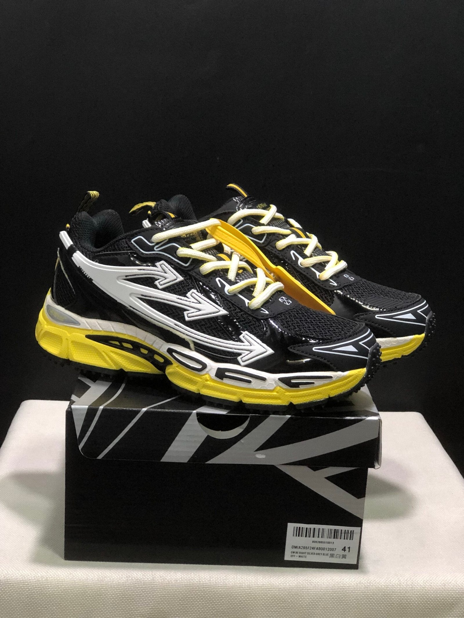 Off-White Be Right Back Black/White Yellow