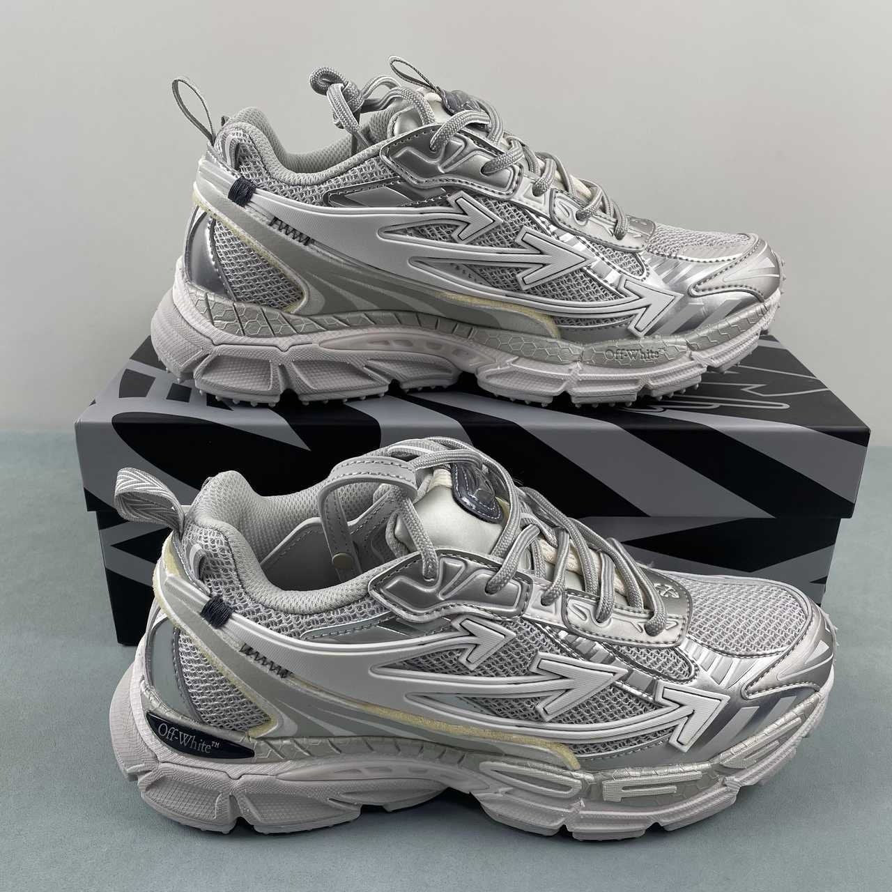 Off-White Be Right Back Silver Metallic