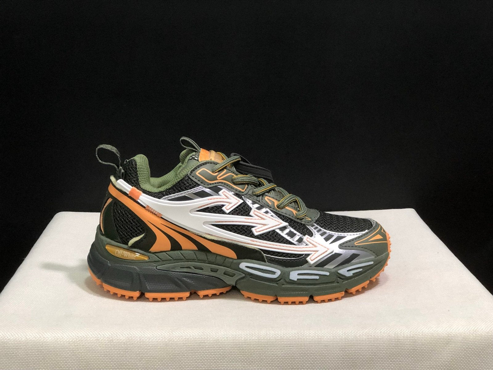 Off-White Be Right Back Military Green Peach