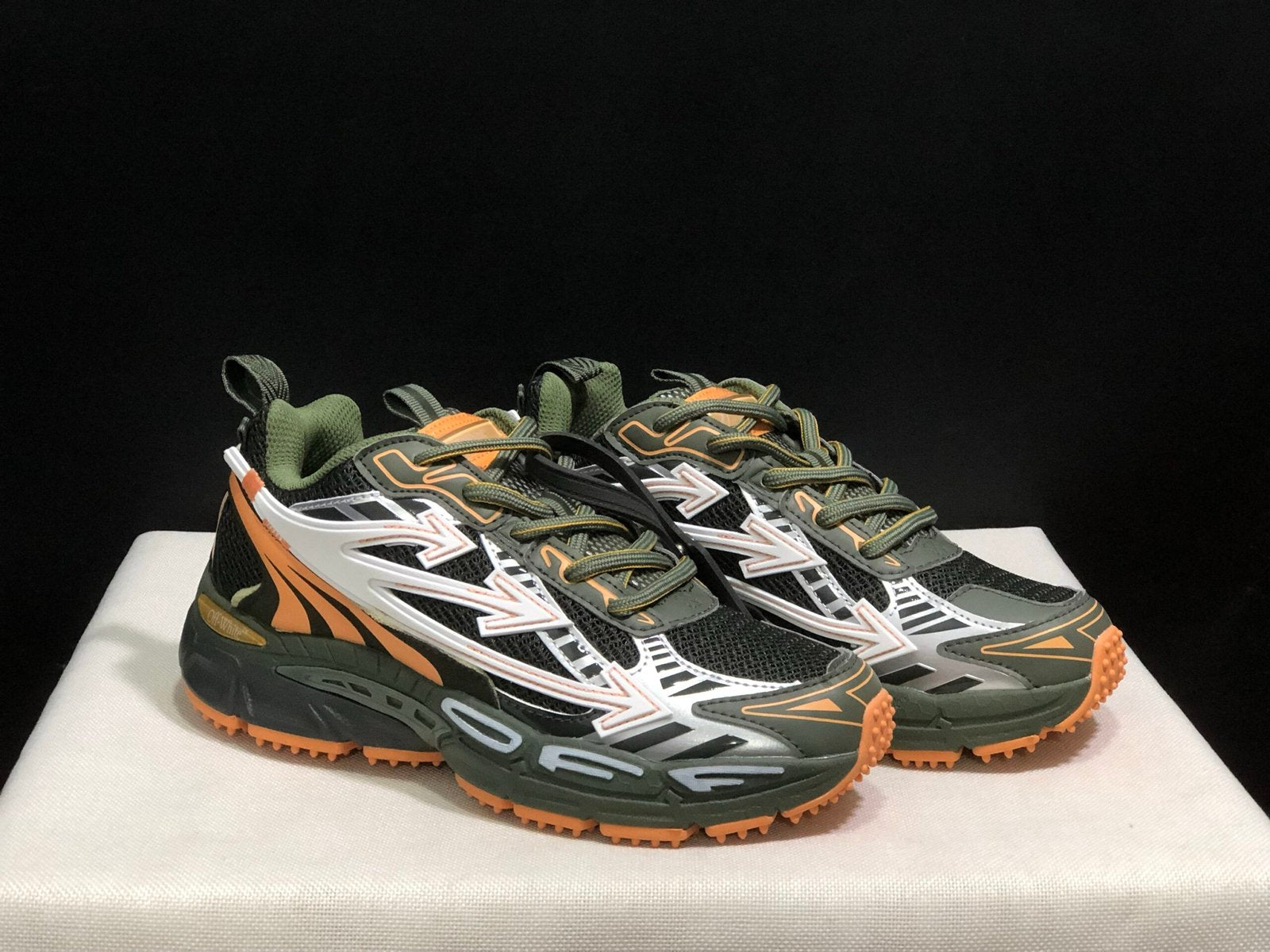 Off-White Be Right Back Military Green Peach