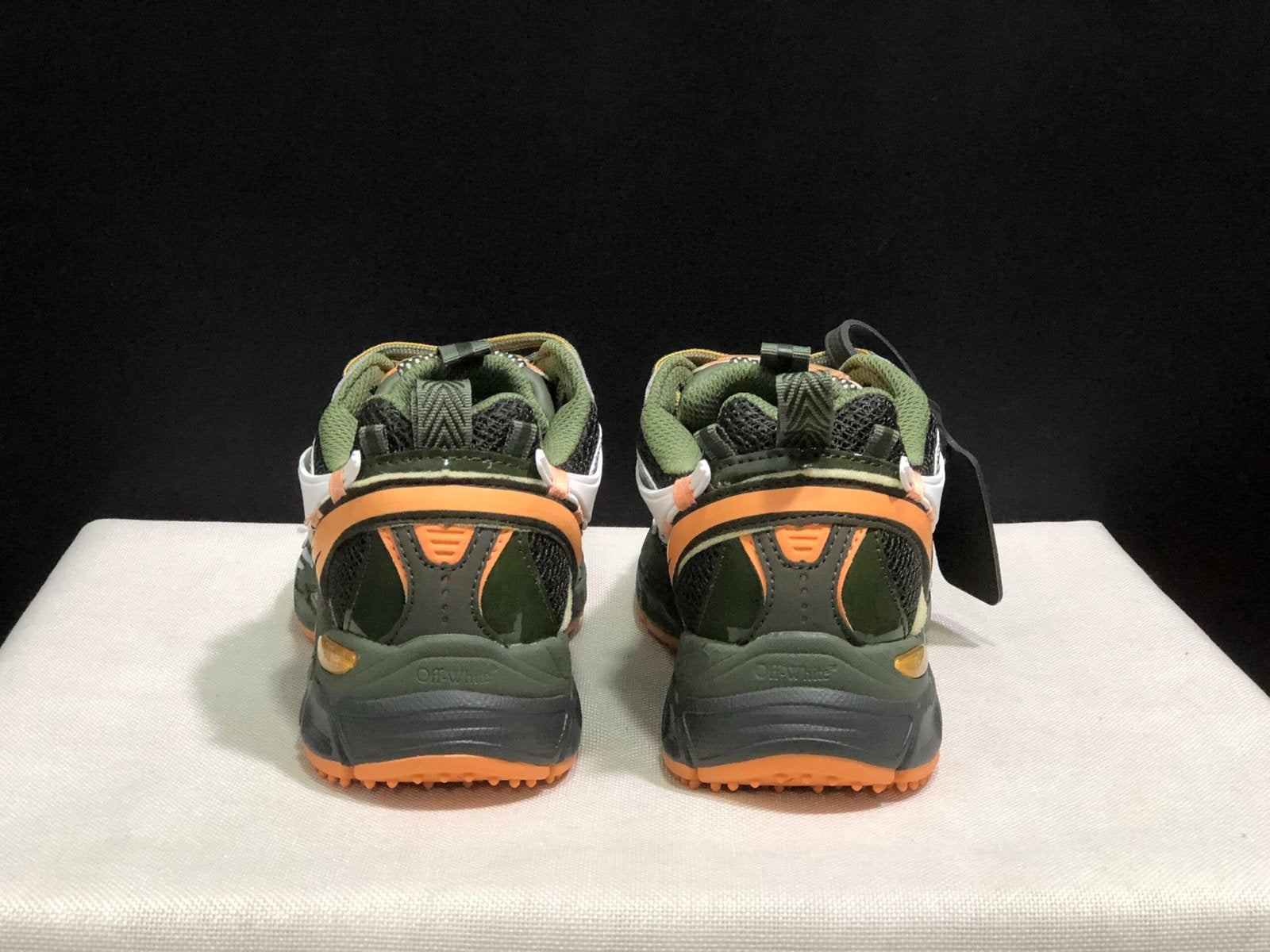 Off-White Be Right Back Military Green Peach