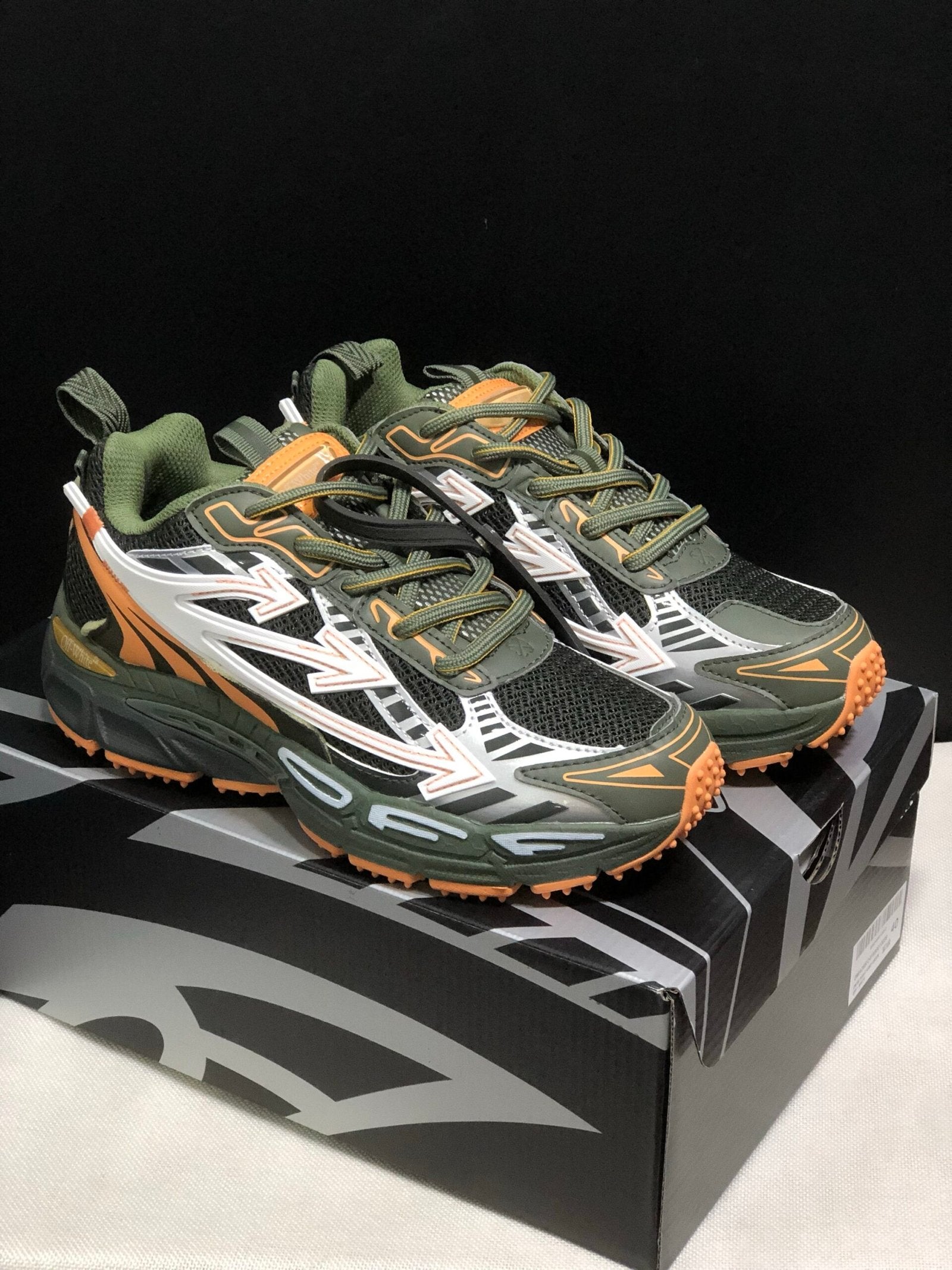 Off-White Be Right Back Military Green Peach