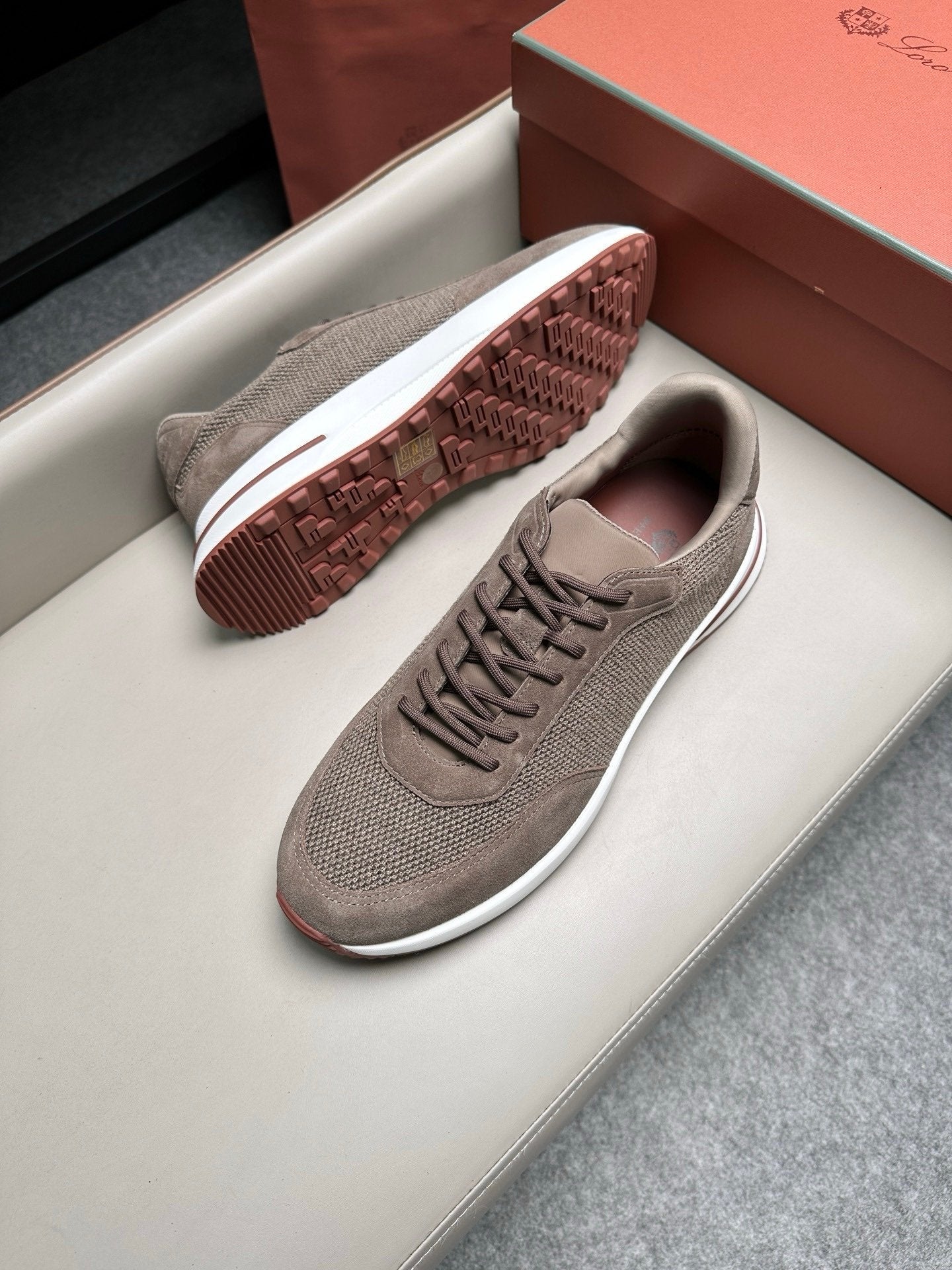 Loro Piana Weekend Walk Pecora Nera Gray