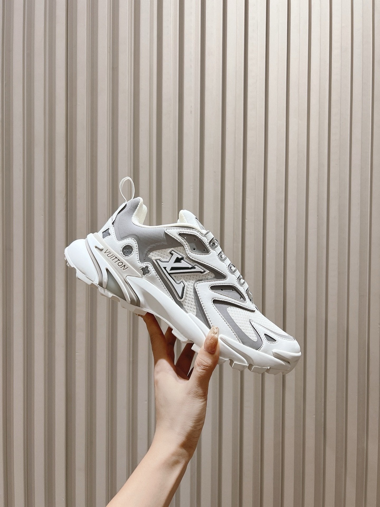 Louis Vuitton Runner Tatic Black White  Grey