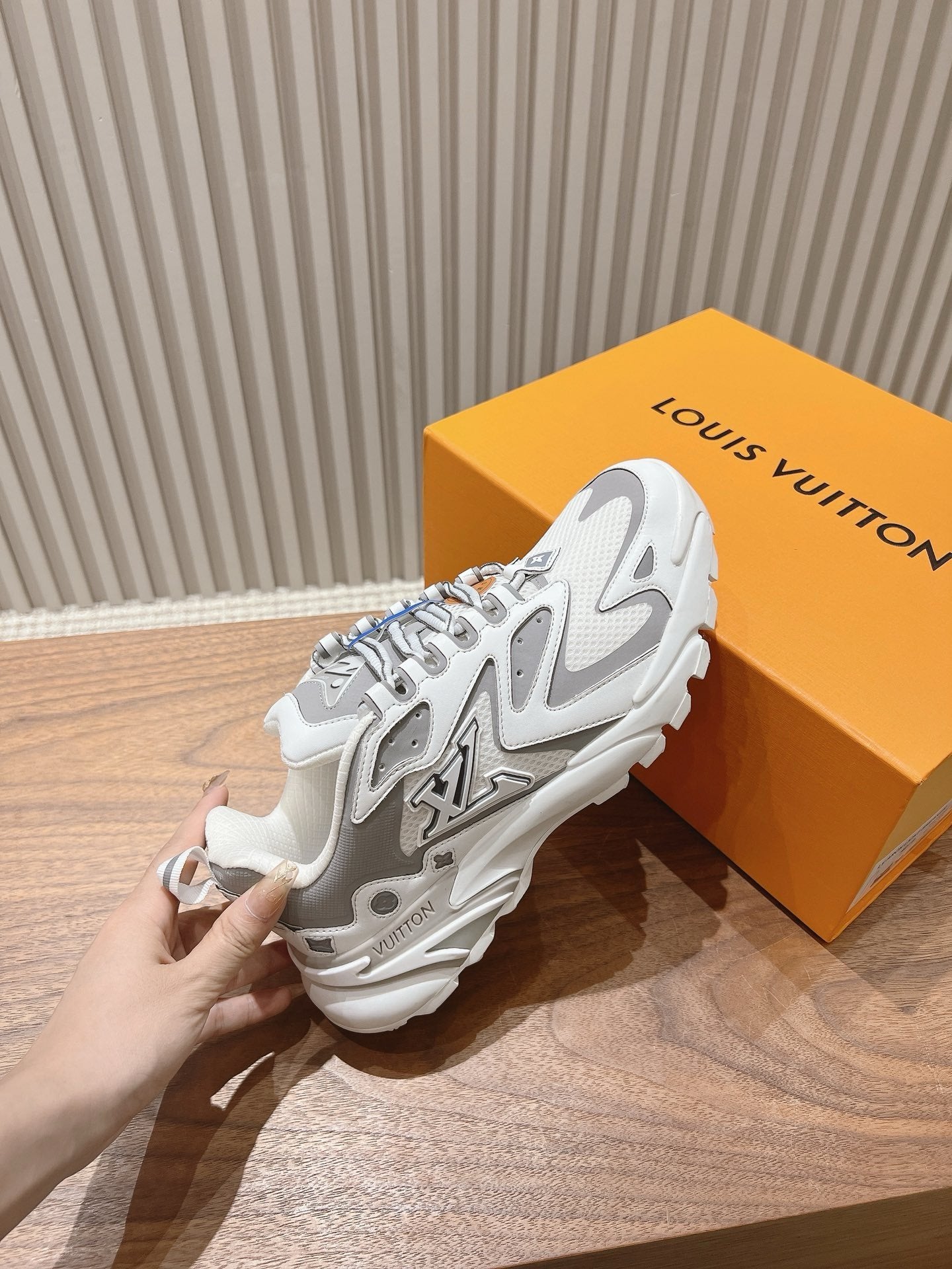 Louis Vuitton Runner Tatic Black White  Grey