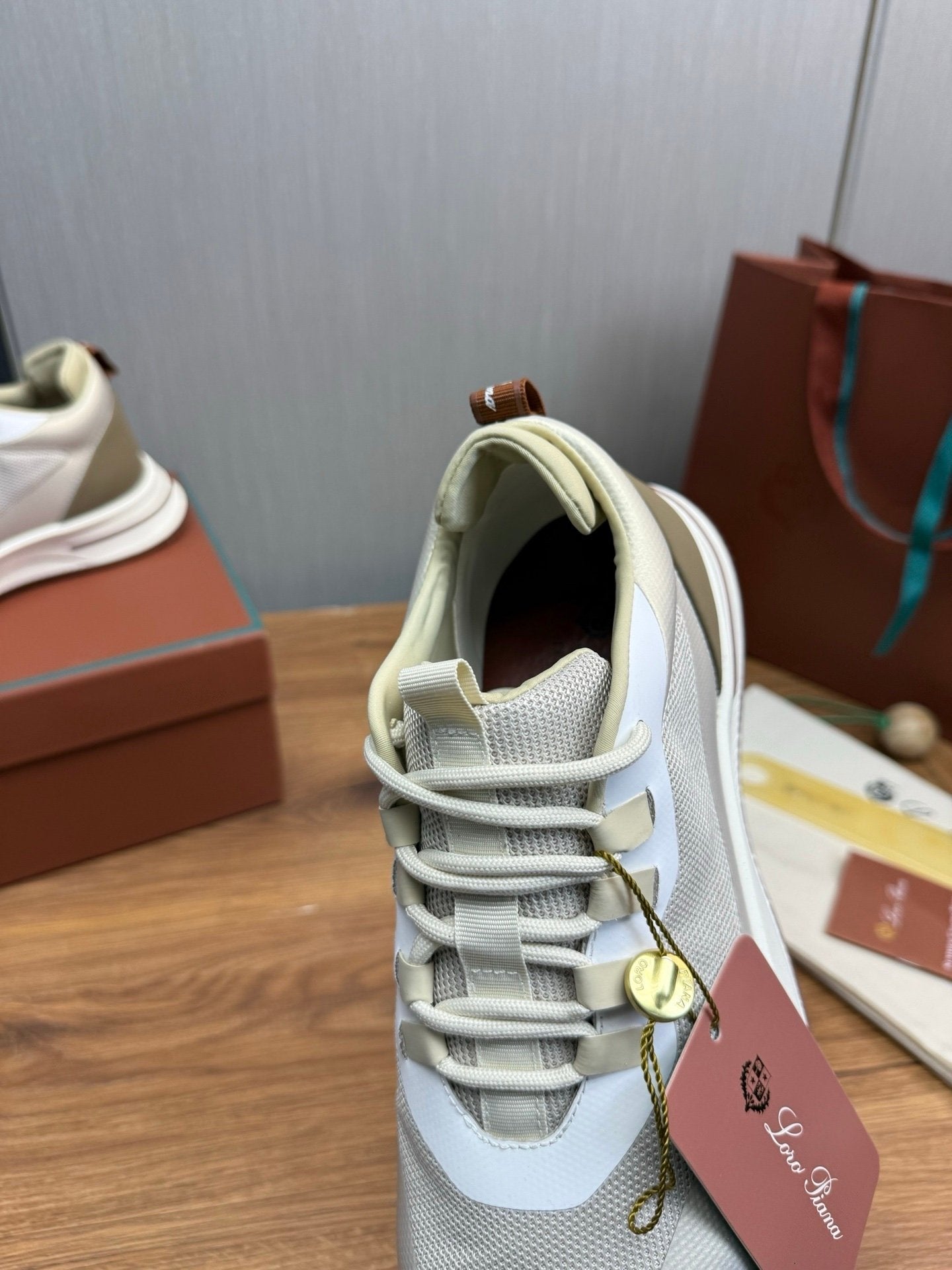 Loro Piana Weekend Walk Technical Mesh Beige