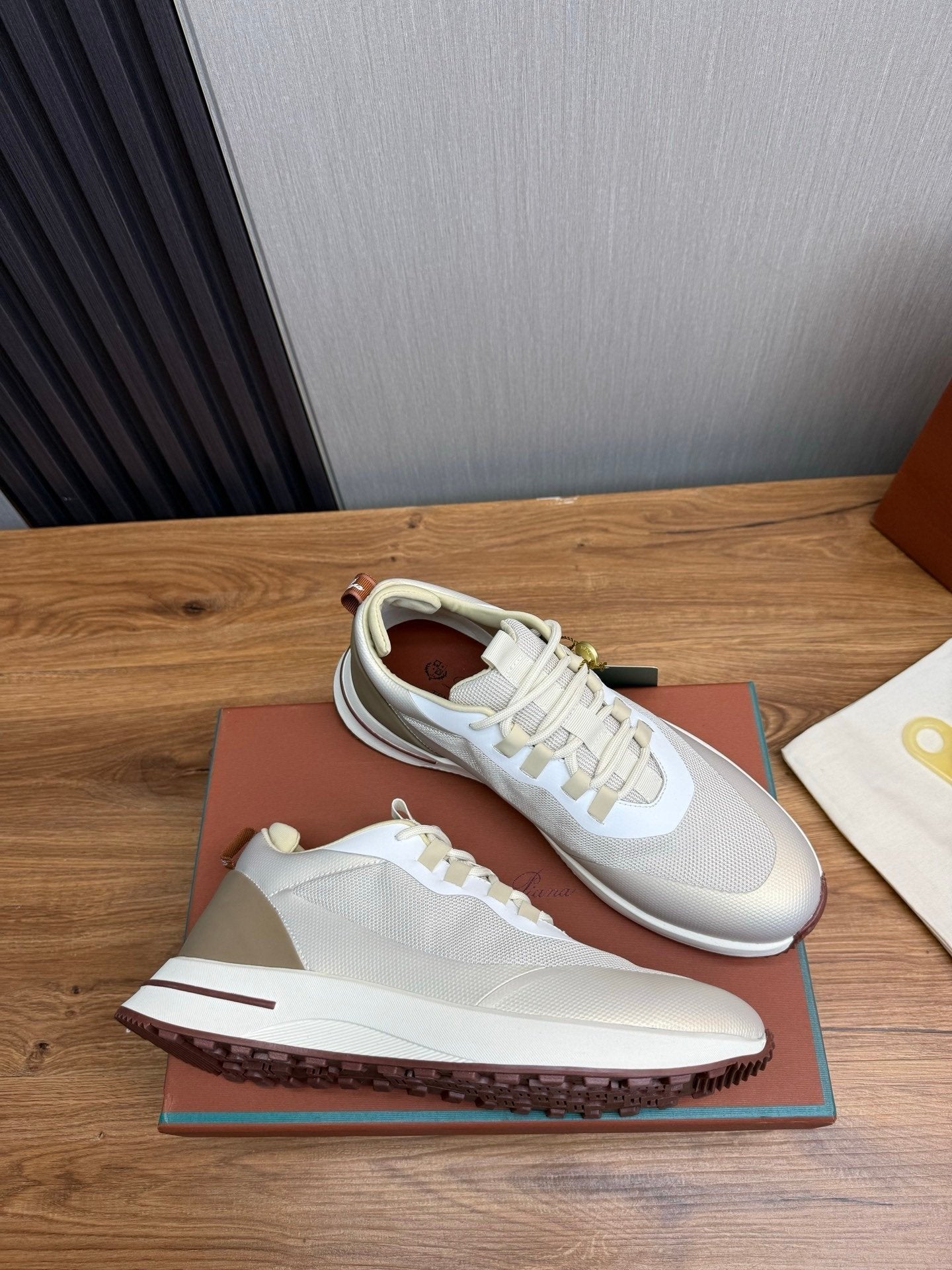 Loro Piana Weekend Walk Technical Mesh Beige