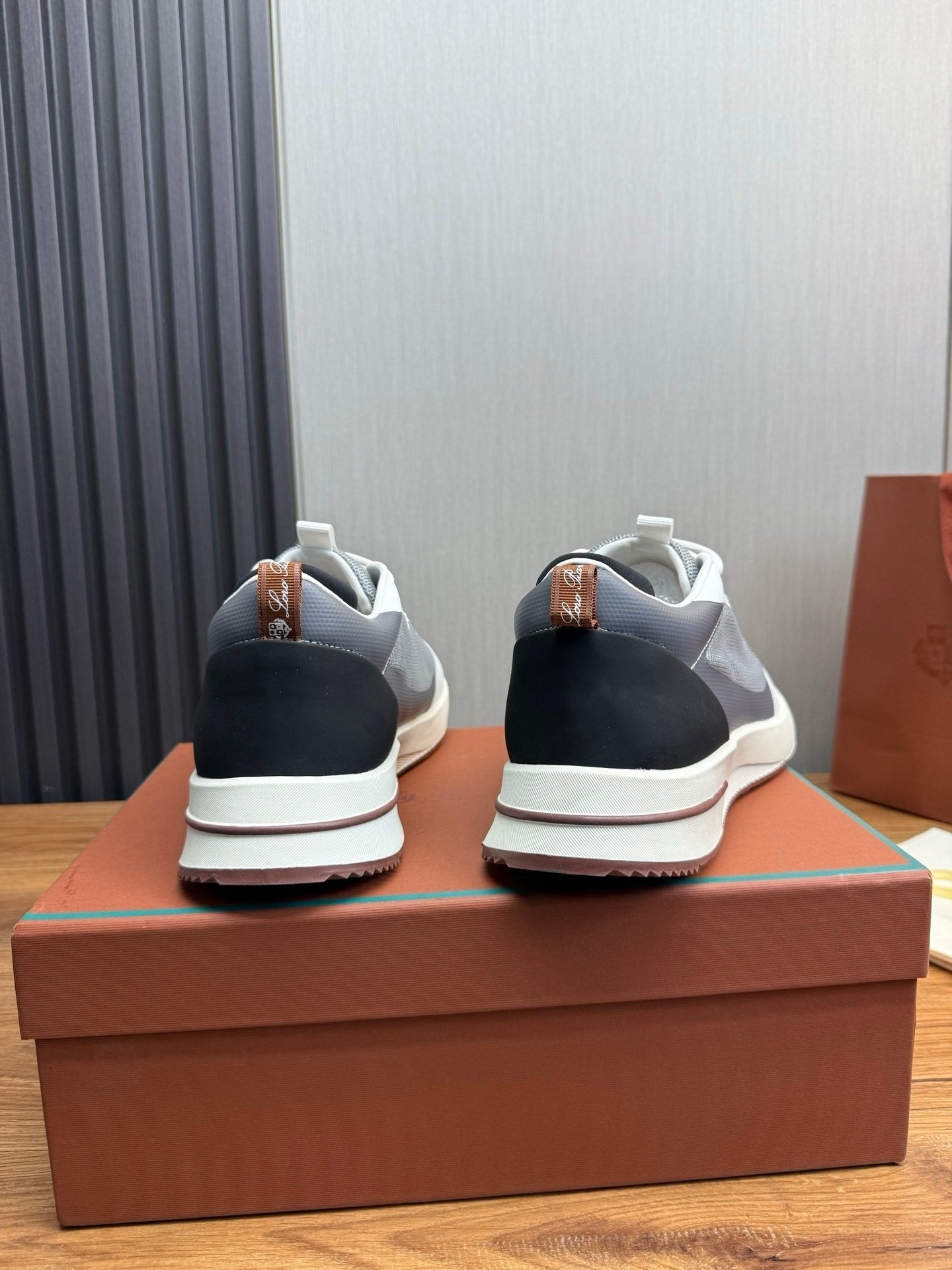 Loro Piana Weekend Walk Technical Mesh White/Grey