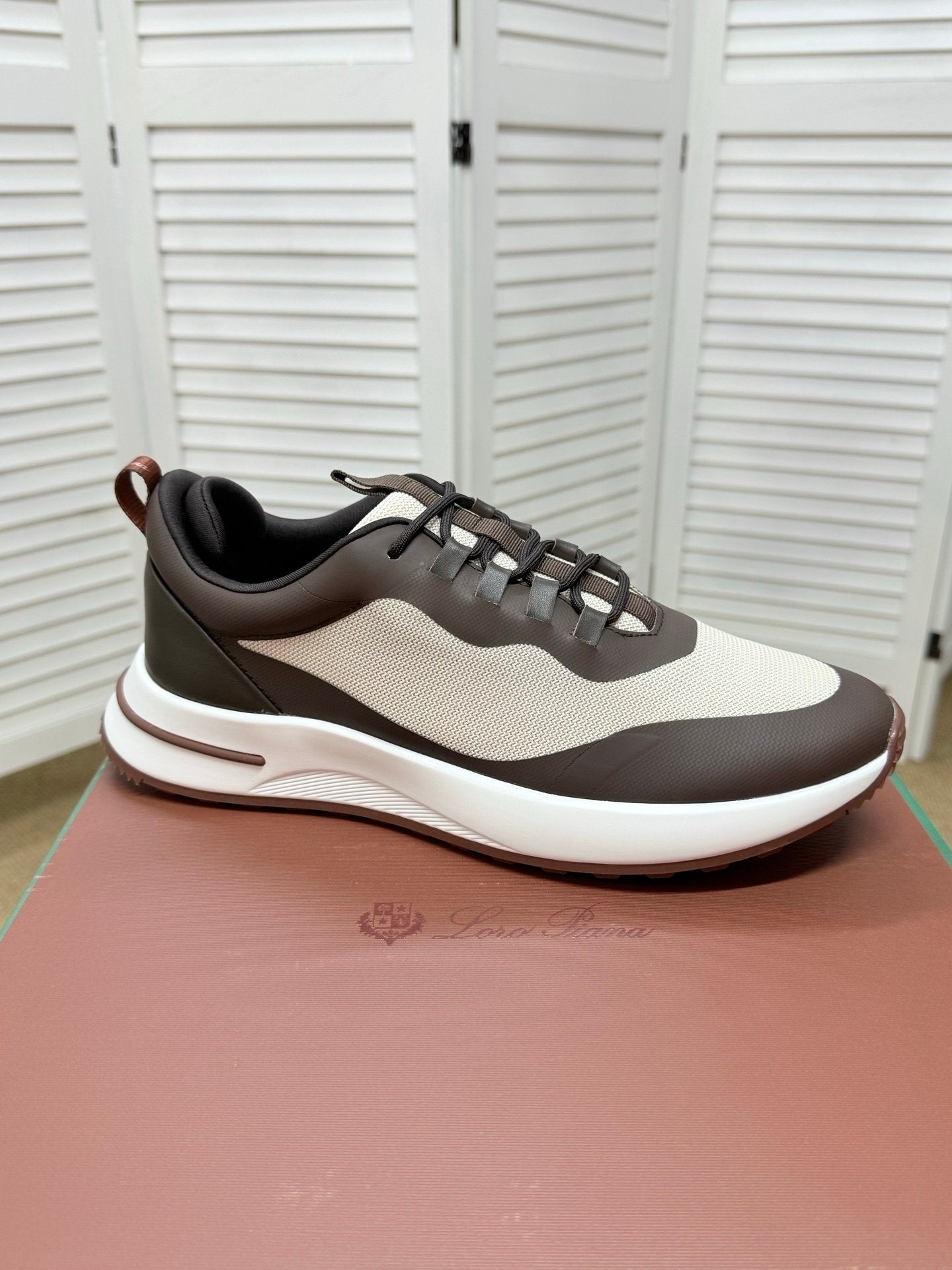 Loro Piana Weekend Walk Technical Mesh Brown/Beige