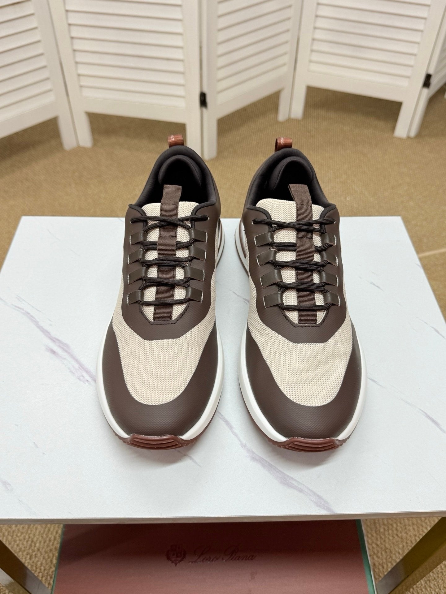Loro Piana Weekend Walk Technical Mesh Brown/Beige