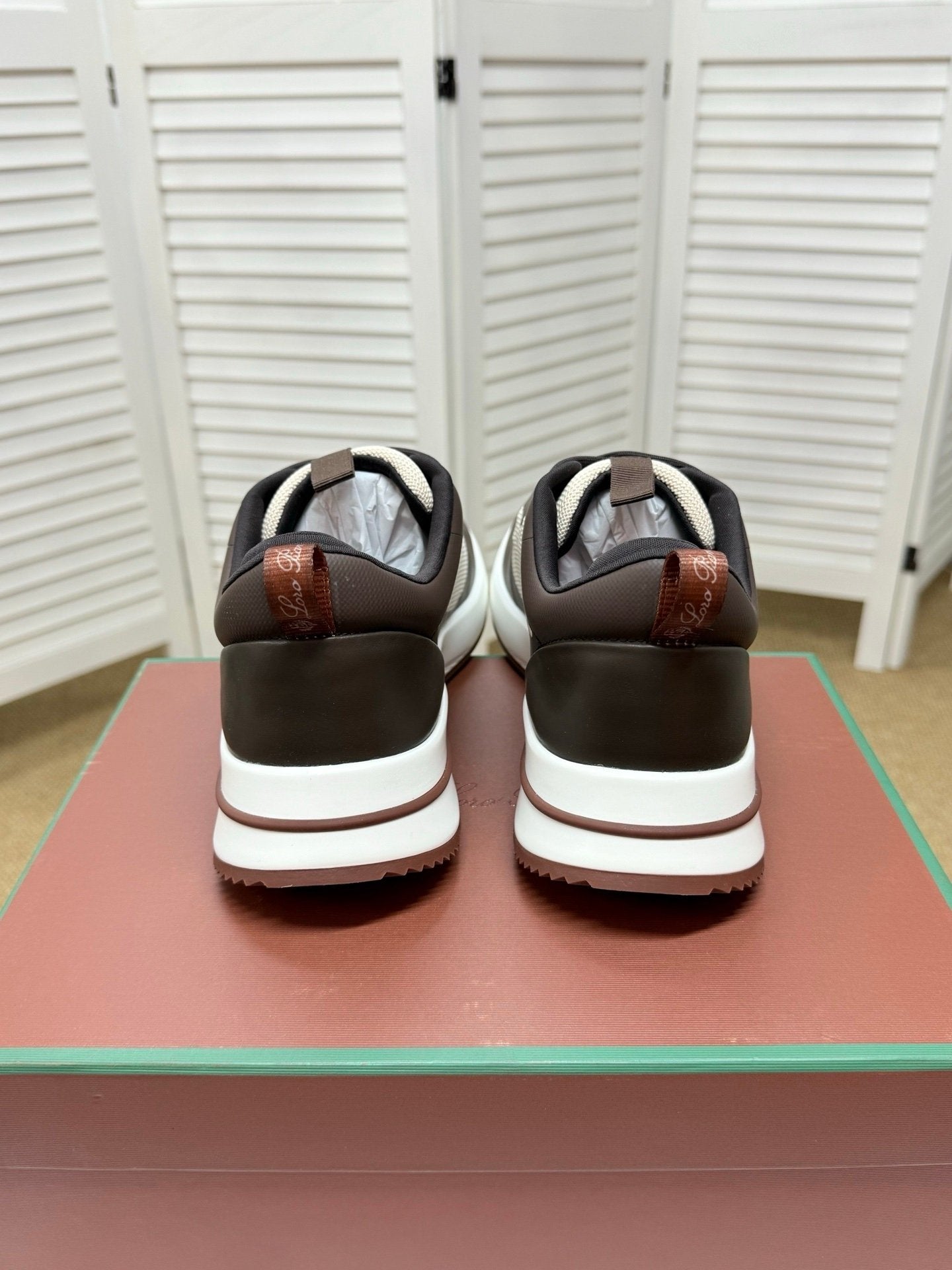 Loro Piana Weekend Walk Technical Mesh Brown/Beige