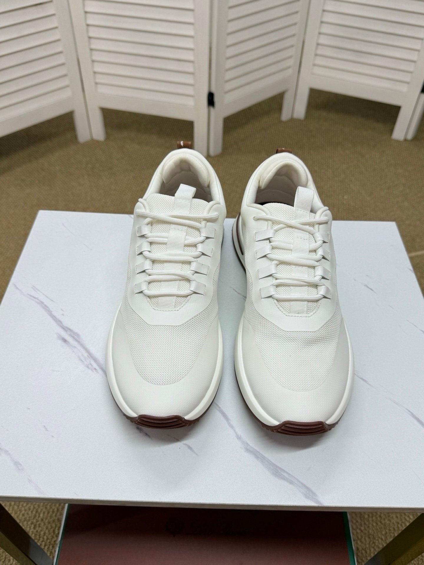 Loro Piana Weekend Walk Technical Mesh White