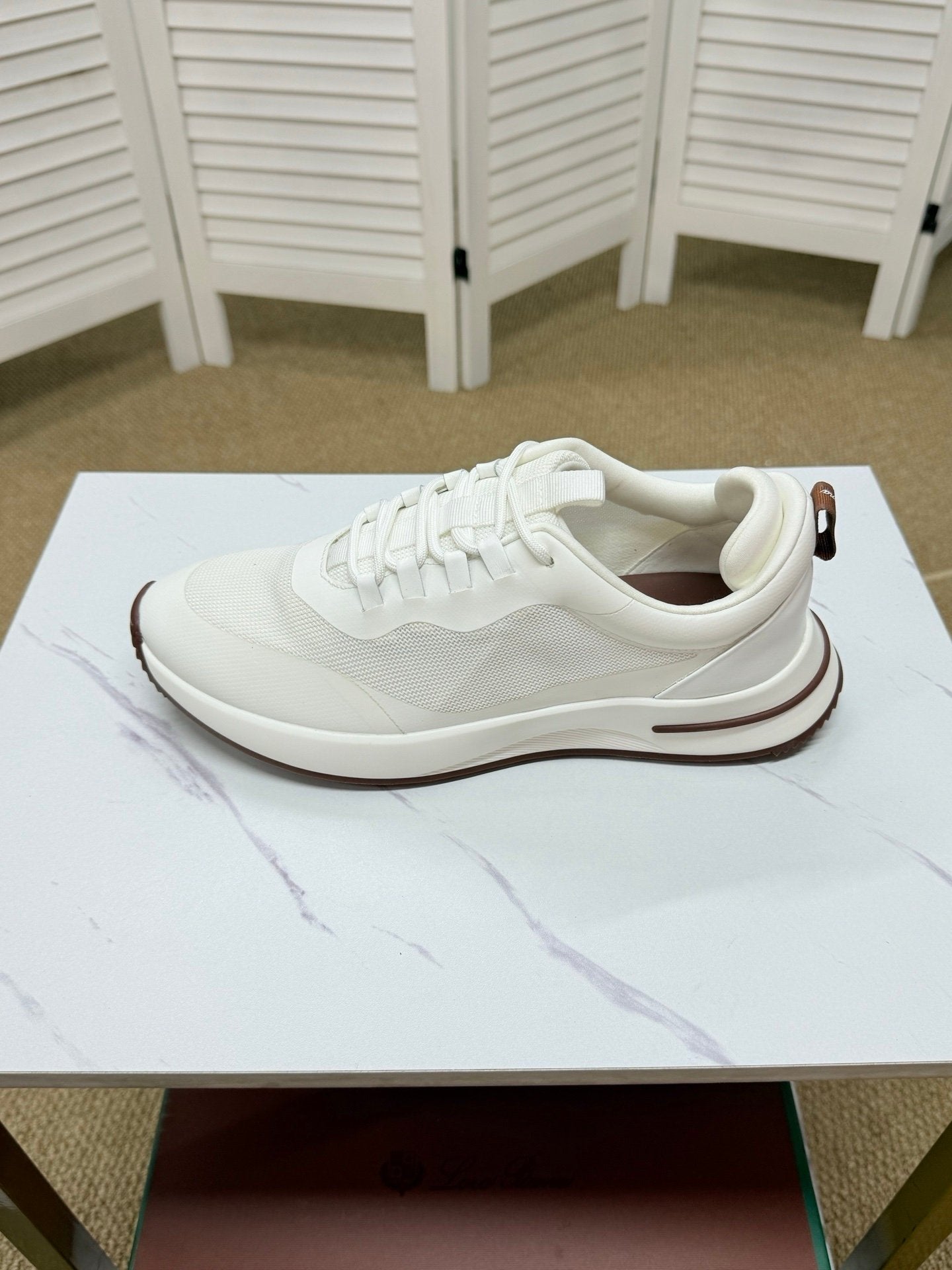 Loro Piana Weekend Walk Technical Mesh White