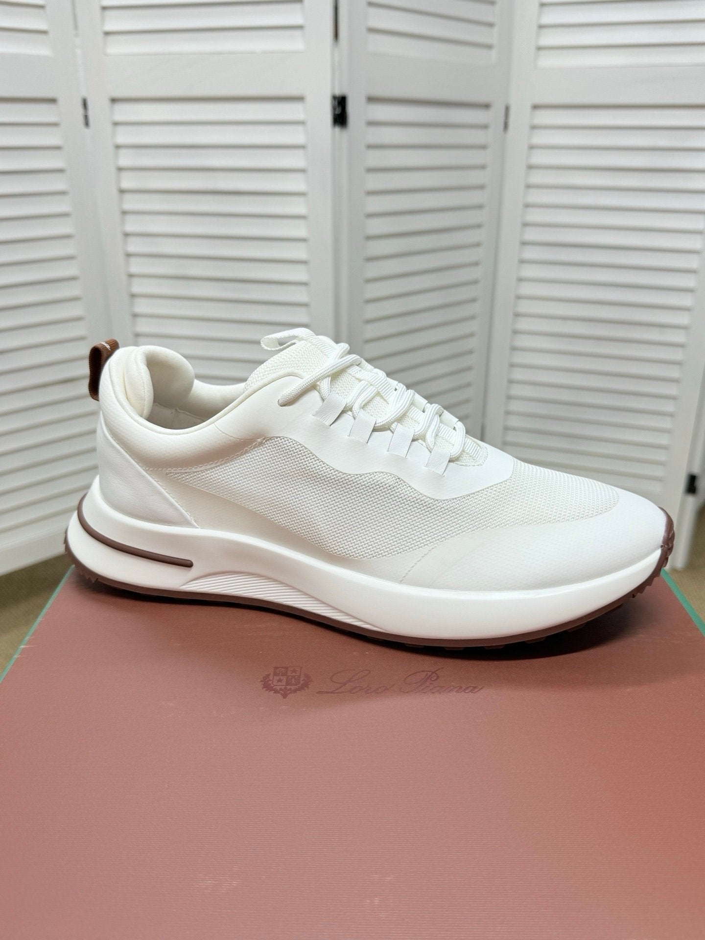 Loro Piana Weekend Walk Technical Mesh White