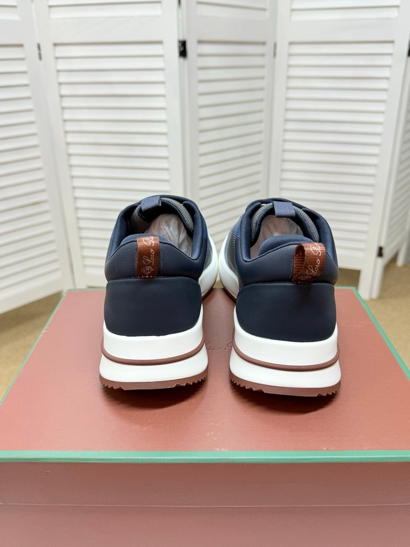 Loro Piana Weekend Walk Technical Mesh Navy