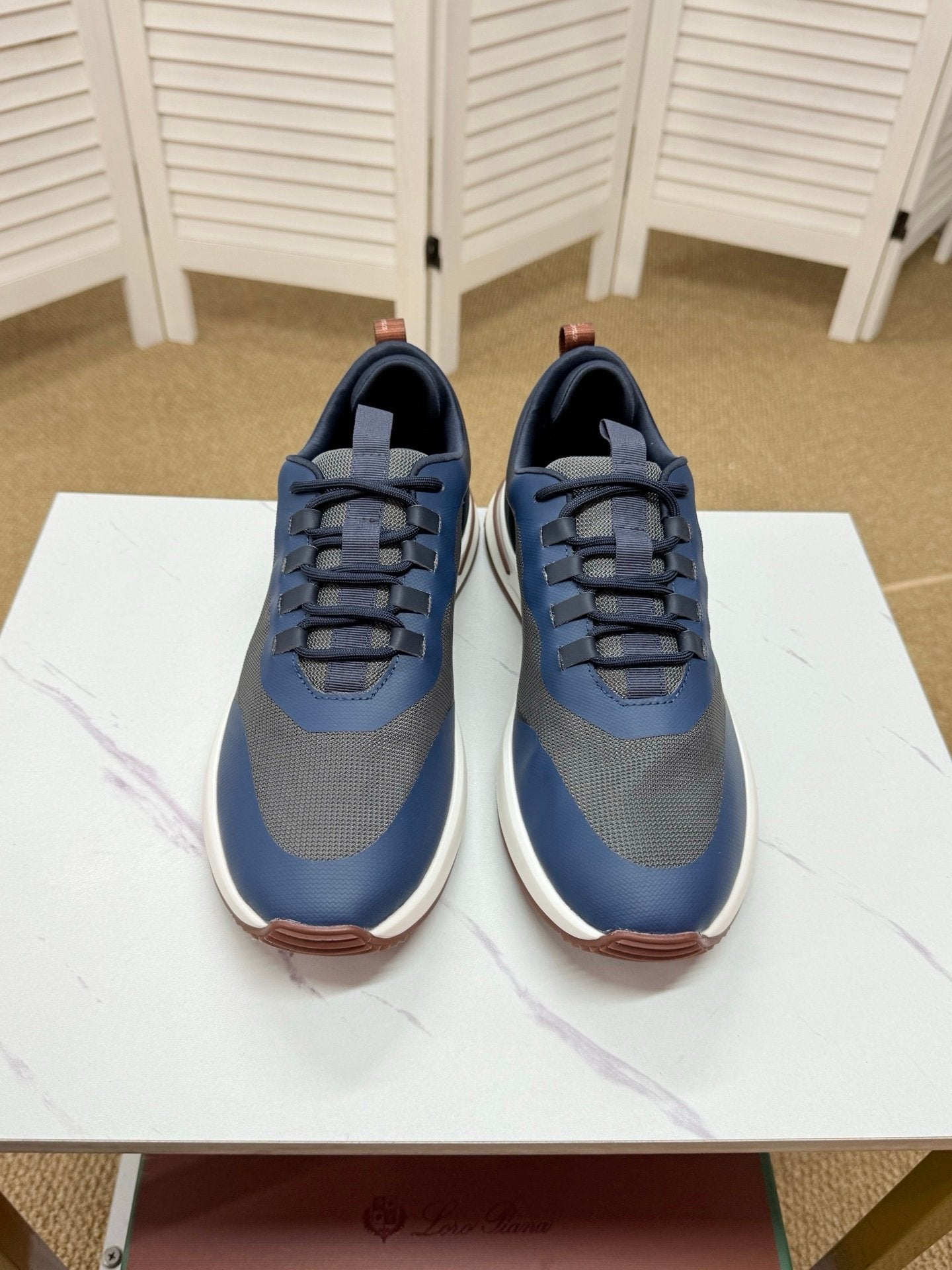 Loro Piana Weekend Walk Technical Mesh Navy