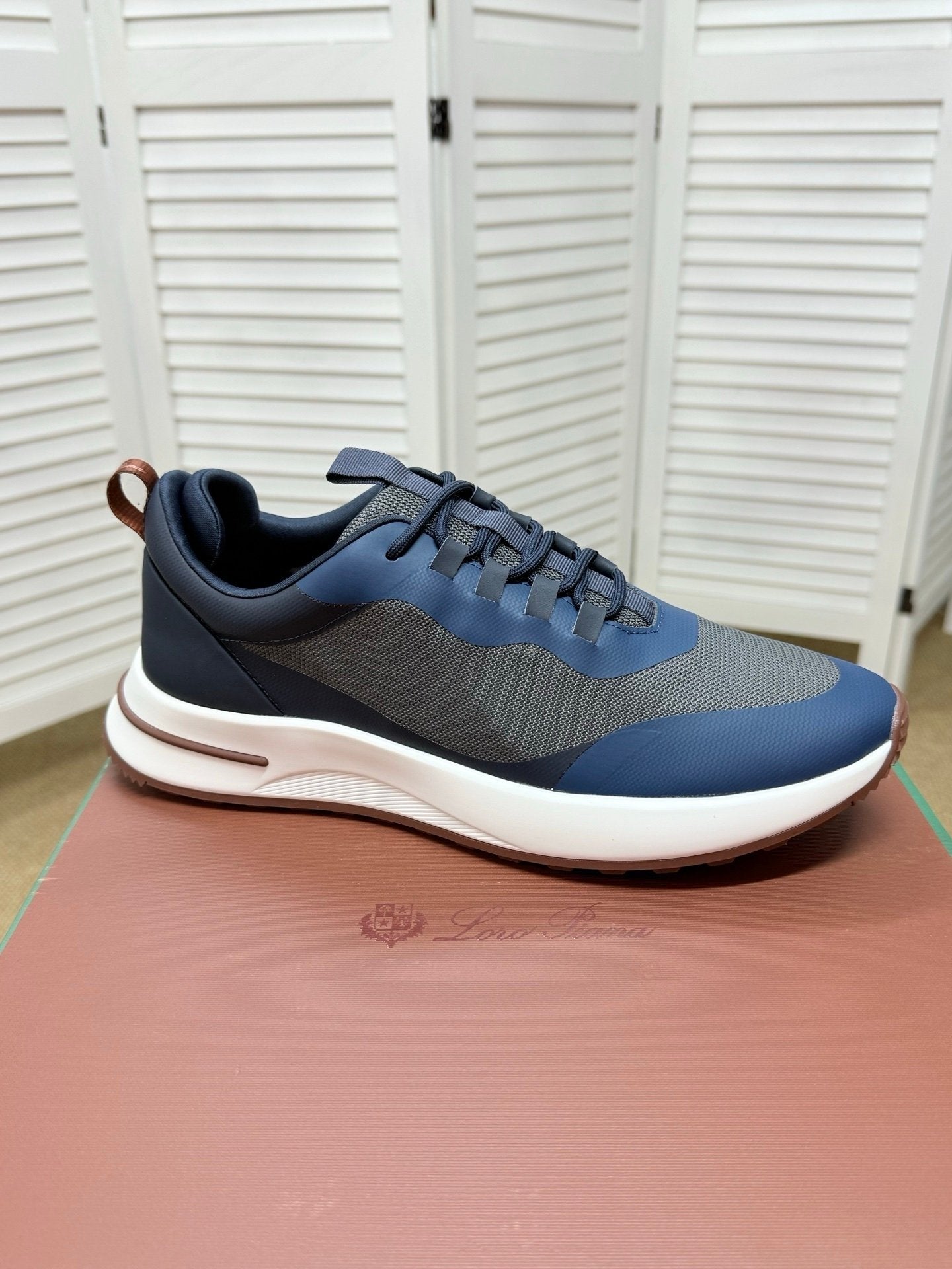 Loro Piana Weekend Walk Technical Mesh Navy