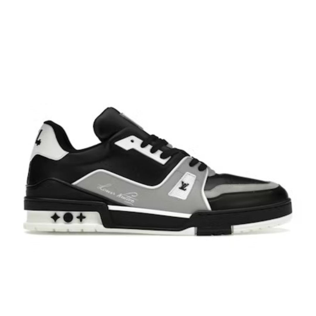 Louis Vuitton Trainer Black Grey White