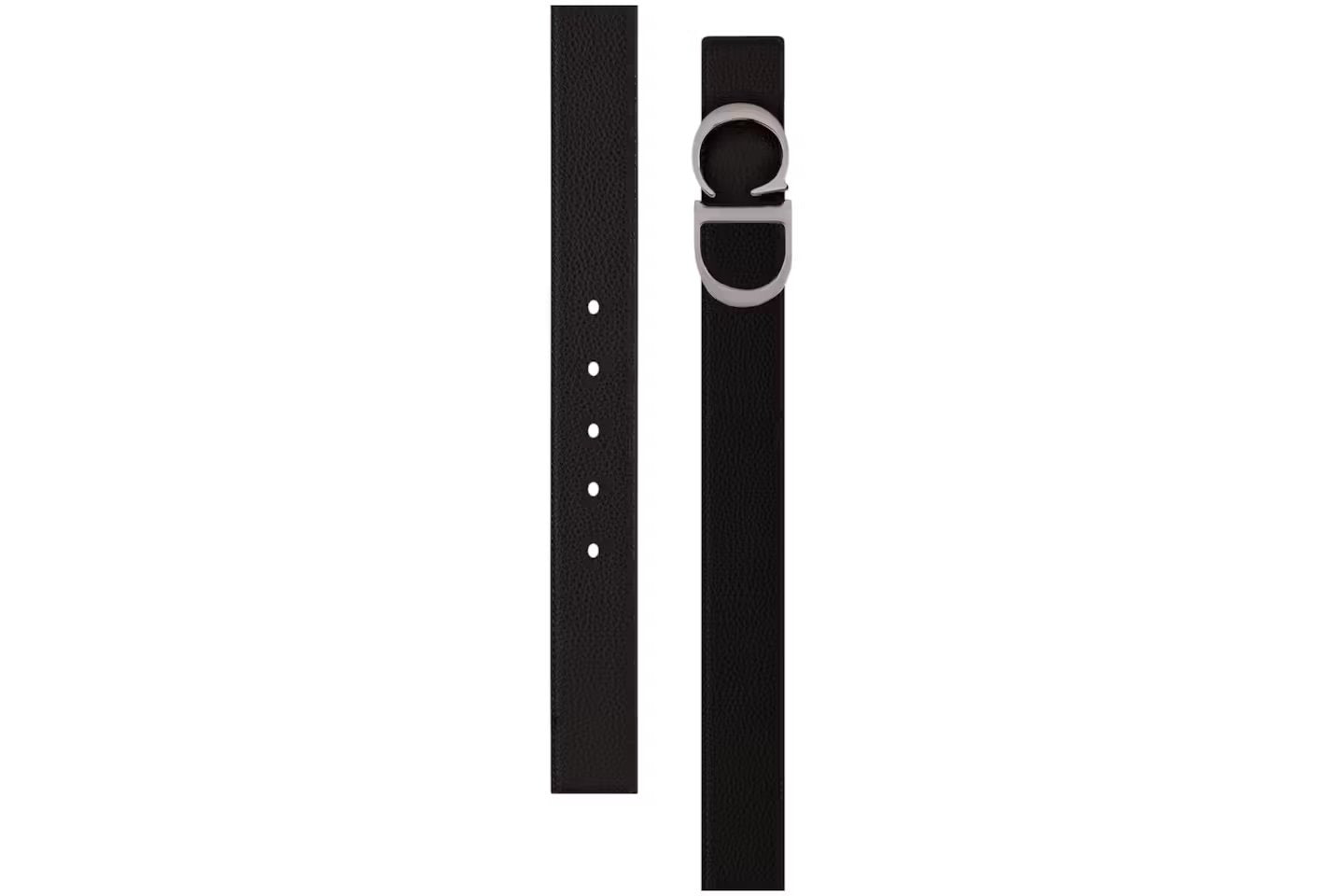 Dior CD Icon Leather Belt In Black