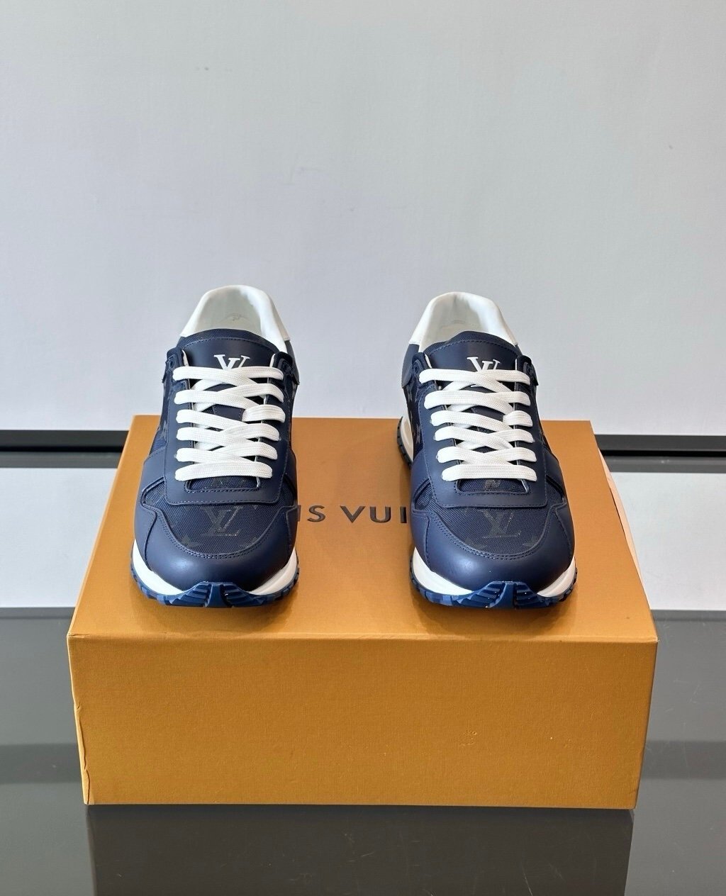Louis Vuitton Run Awat Sneaker Navy