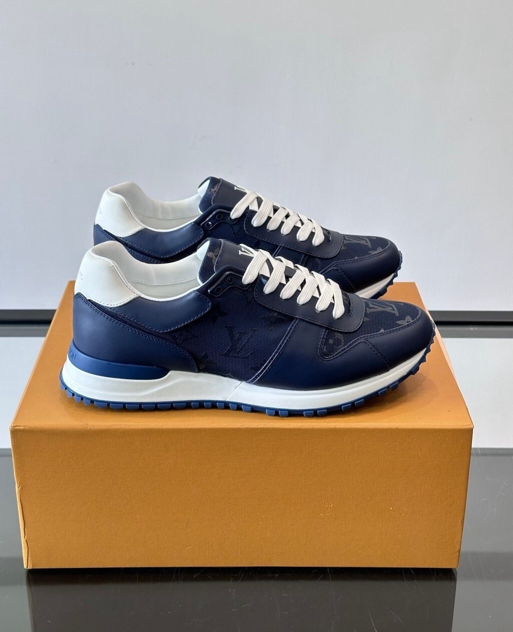 Louis Vuitton Run Awat Sneaker Navy