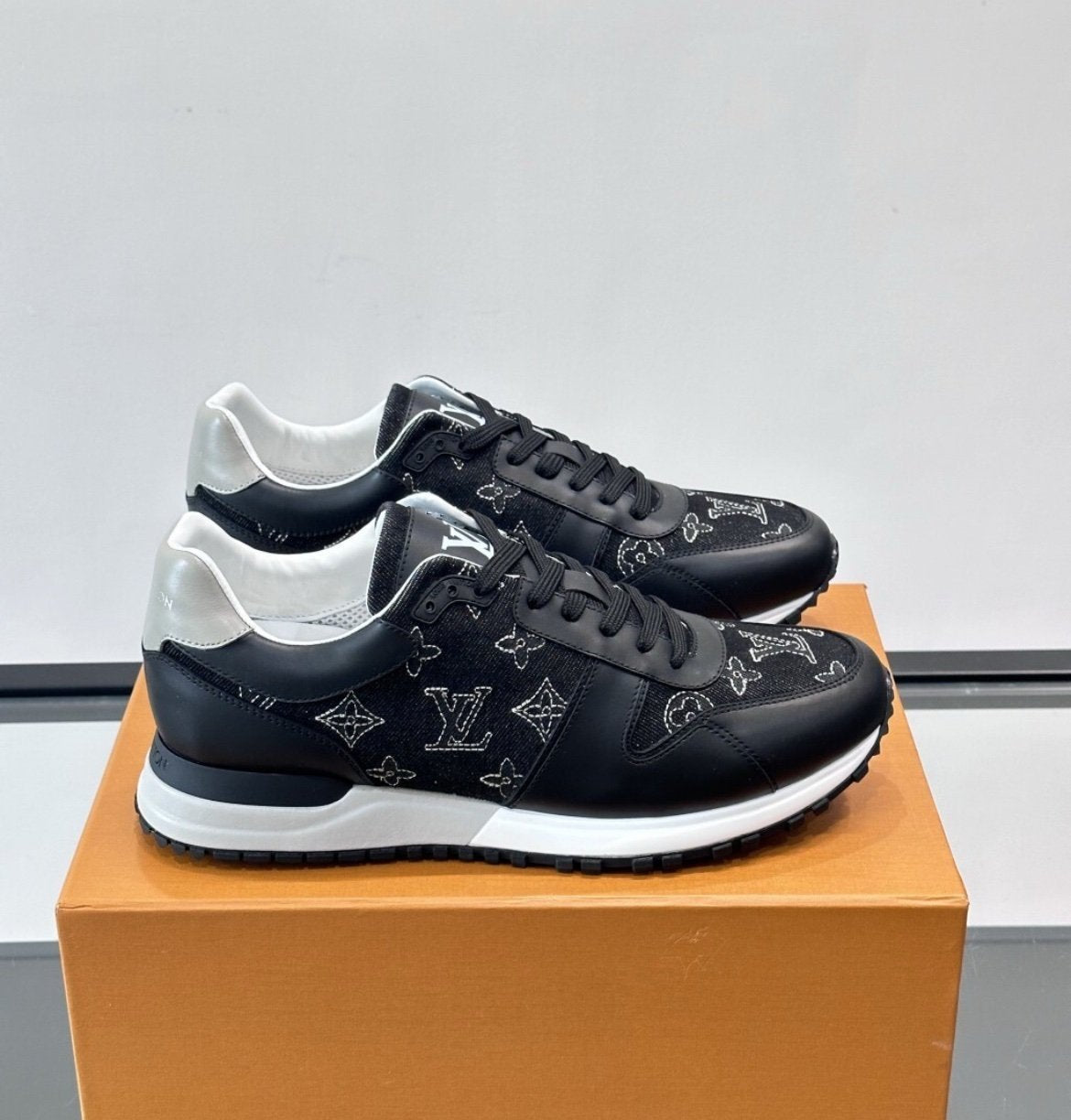 Louis Vuitton Run Away Sneaker Black-White