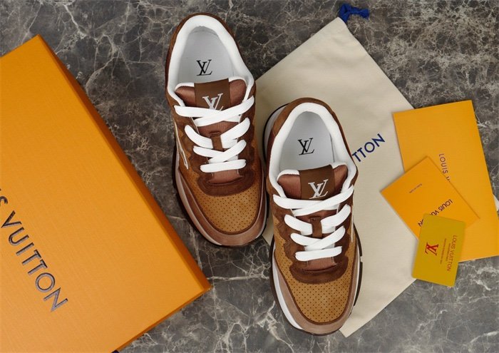 Louis Vuitton LV Classic Sneaker Brown White